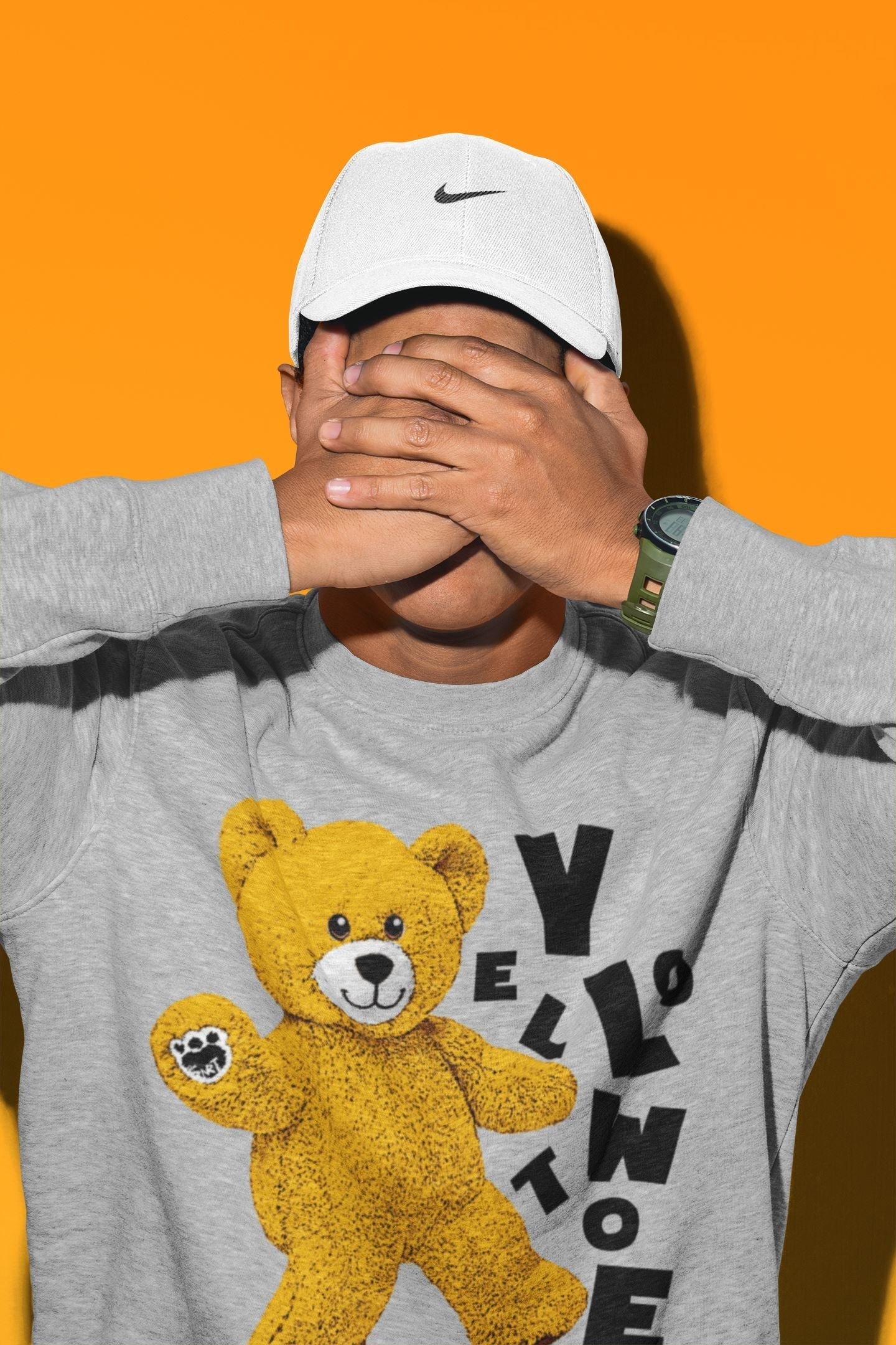 Hello Bear Unisex Tops - Air Jordan 1 Yellow Toe
