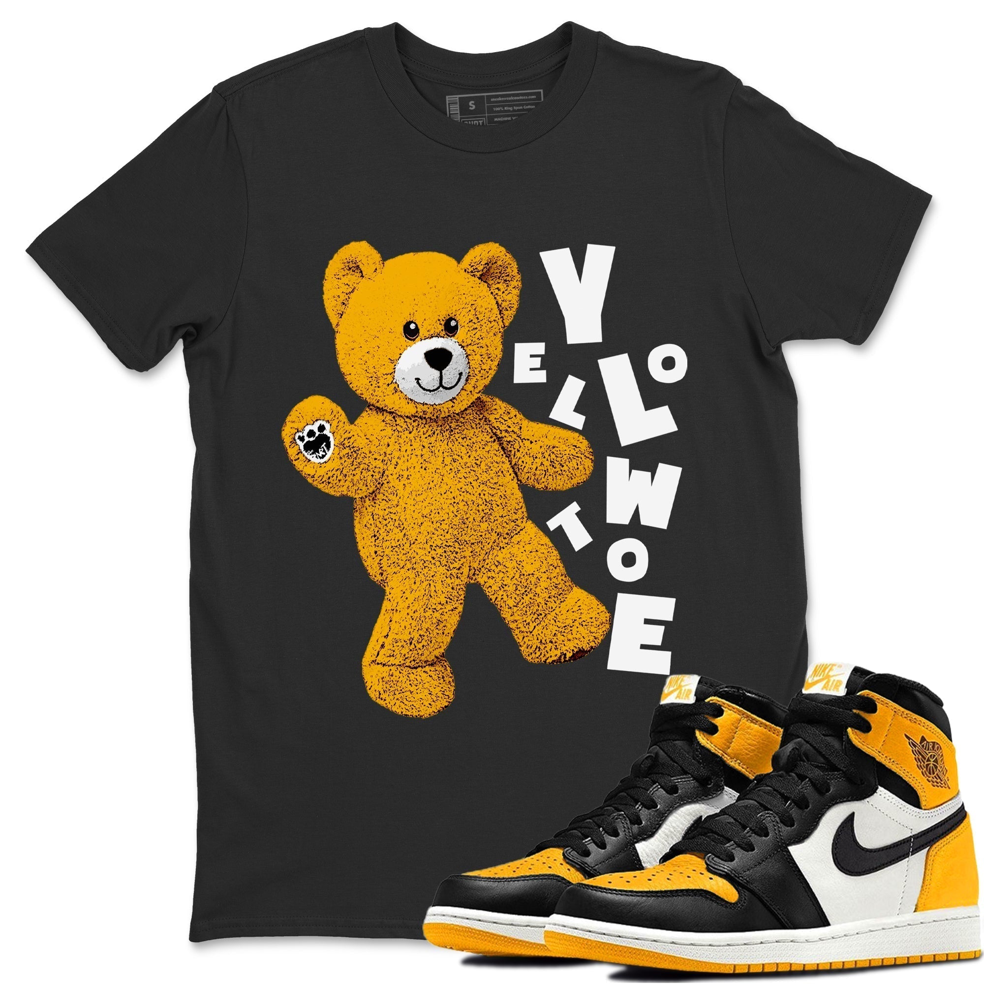 Hello Bear Unisex Tops - Air Jordan 1 Yellow Toe