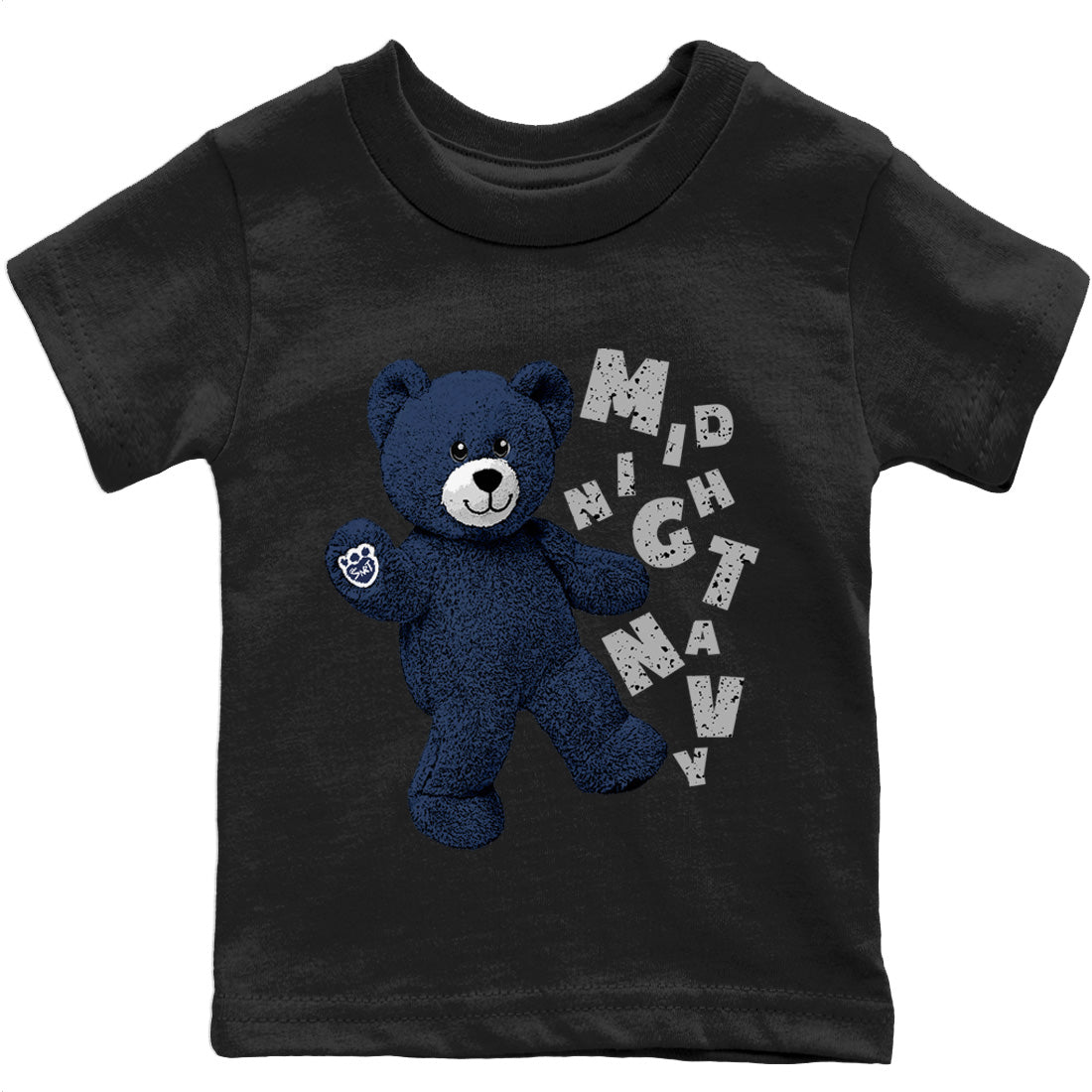 Hello Bear Kids Tops - Air Jordan 4 Midnight Navy