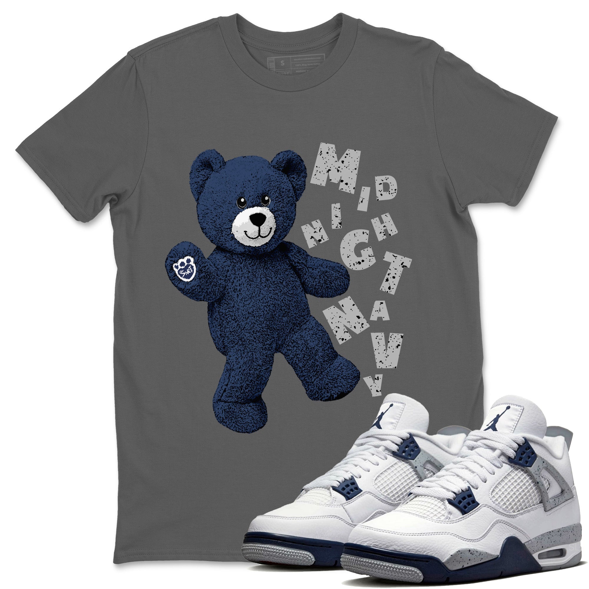 Hello Bear Unisex Tops - Air Jordan 4 Midnight Navy