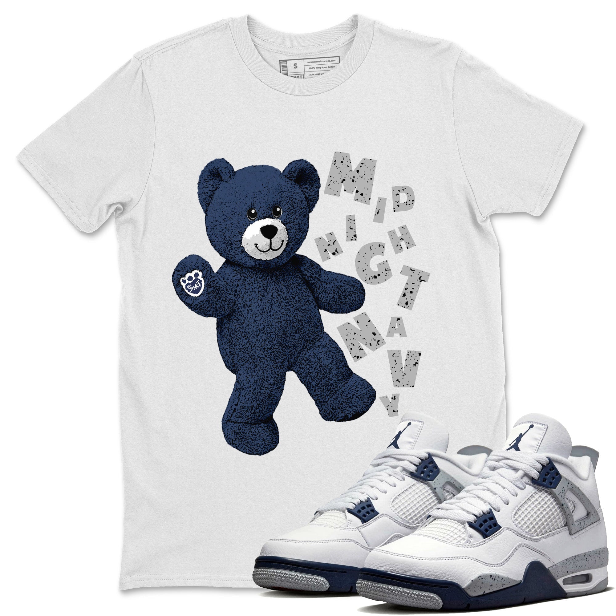 Hello Bear Unisex Tops - Air Jordan 4 Midnight Navy