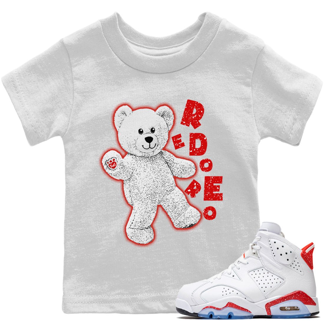 Hello Bear Kids Tops - Air Jordan 6 Red Velvet Cookies