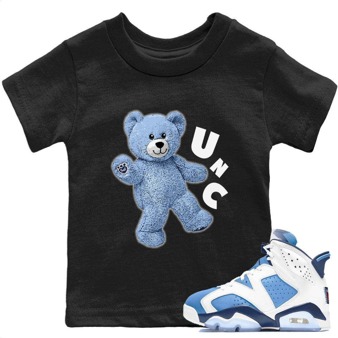 Hello Bear Kids Tops - Air Jordan 6 UNC