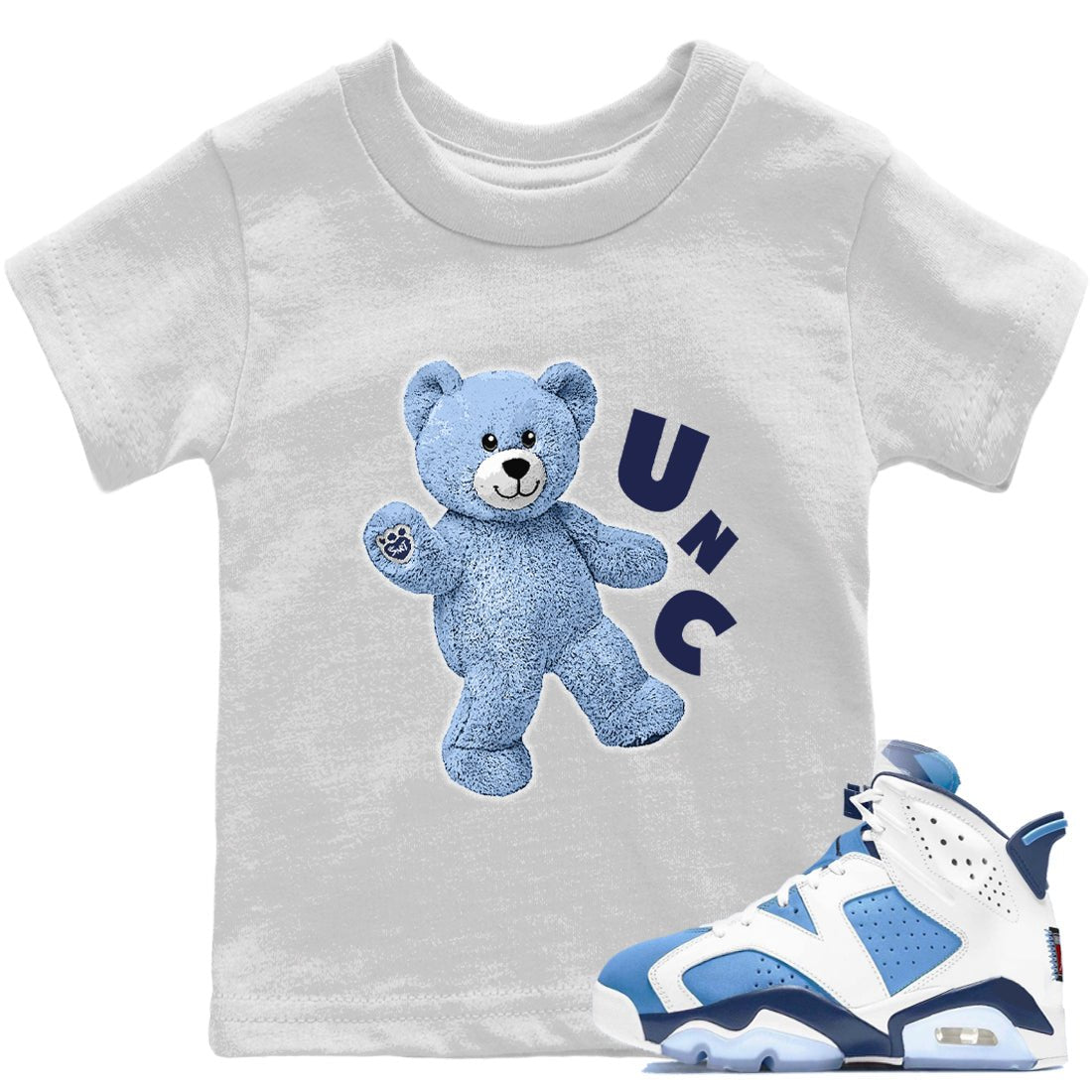 Hello Bear Kids Tops - Air Jordan 6 UNC