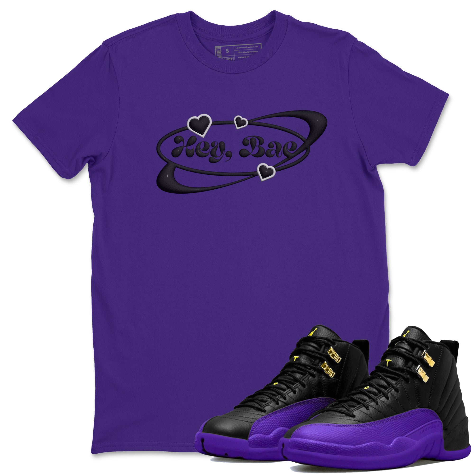 Hey Bae Unisex Tops - Air Jordan 12 Field Purple