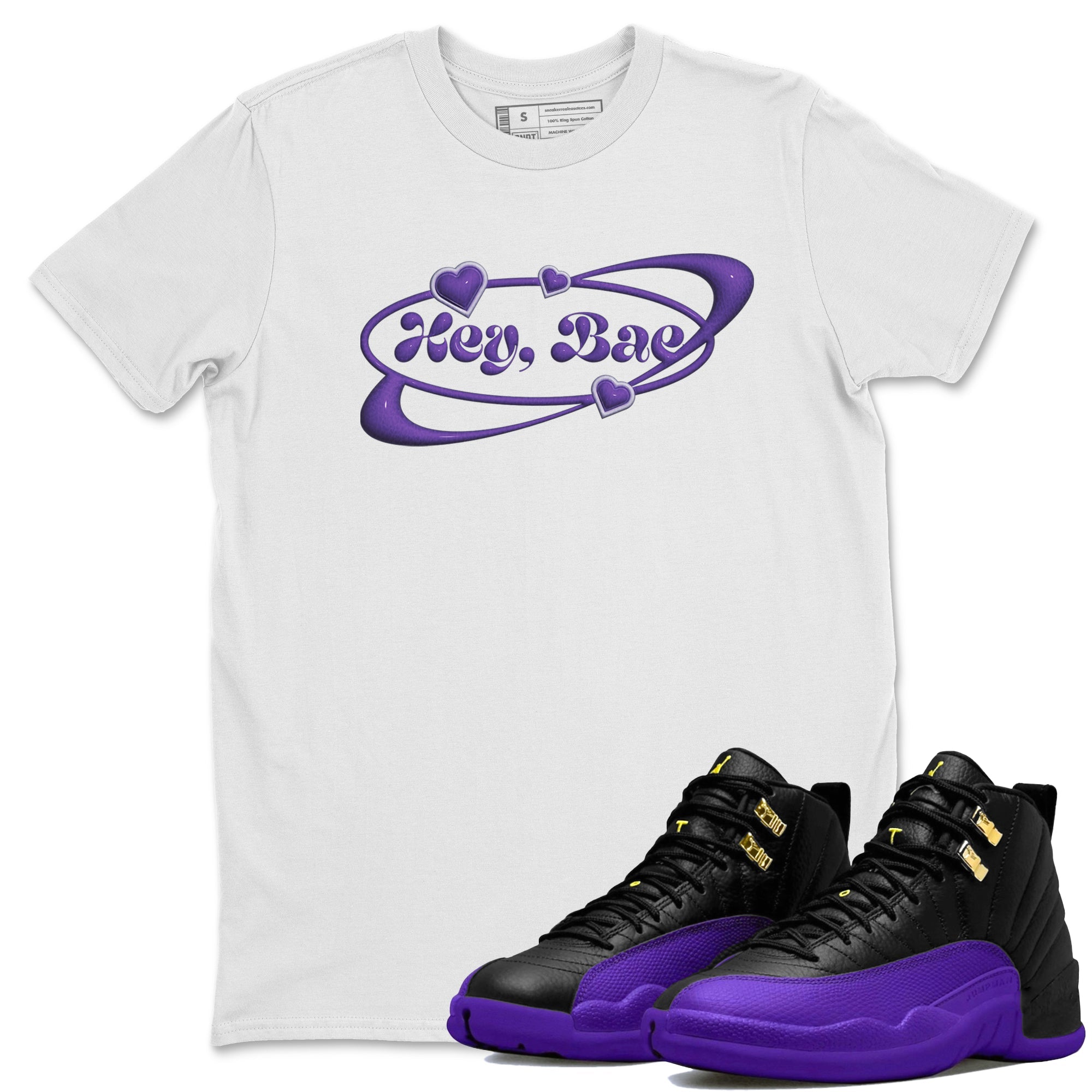Hey Bae Unisex Tops - Air Jordan 12 Field Purple