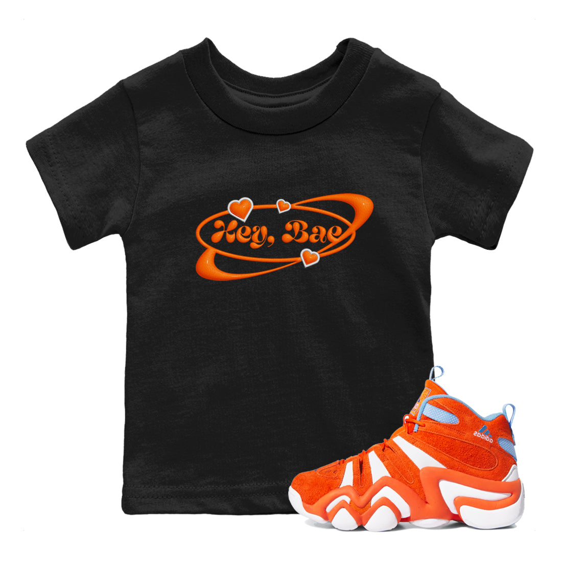 Hey Bae snkmatch Tee Kids - Crazy 8 Team Orange