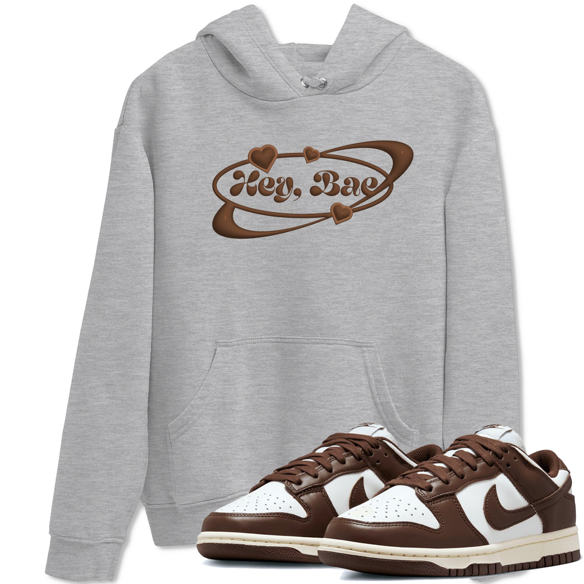 Hey Bae snkmatch Tee - Dunk Cacao Wow