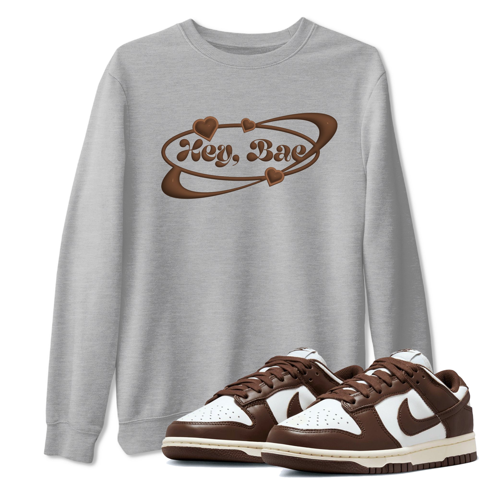 Hey Bae snkmatch Tee - Dunk Cacao Wow