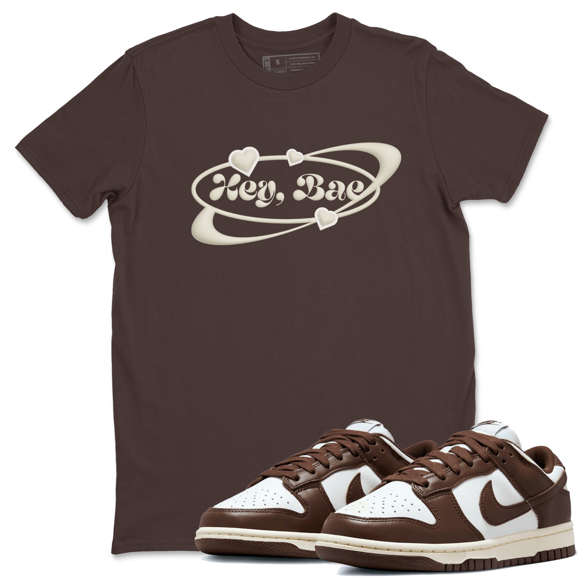 Hey Bae snkmatch Tee - Dunk Cacao Wow