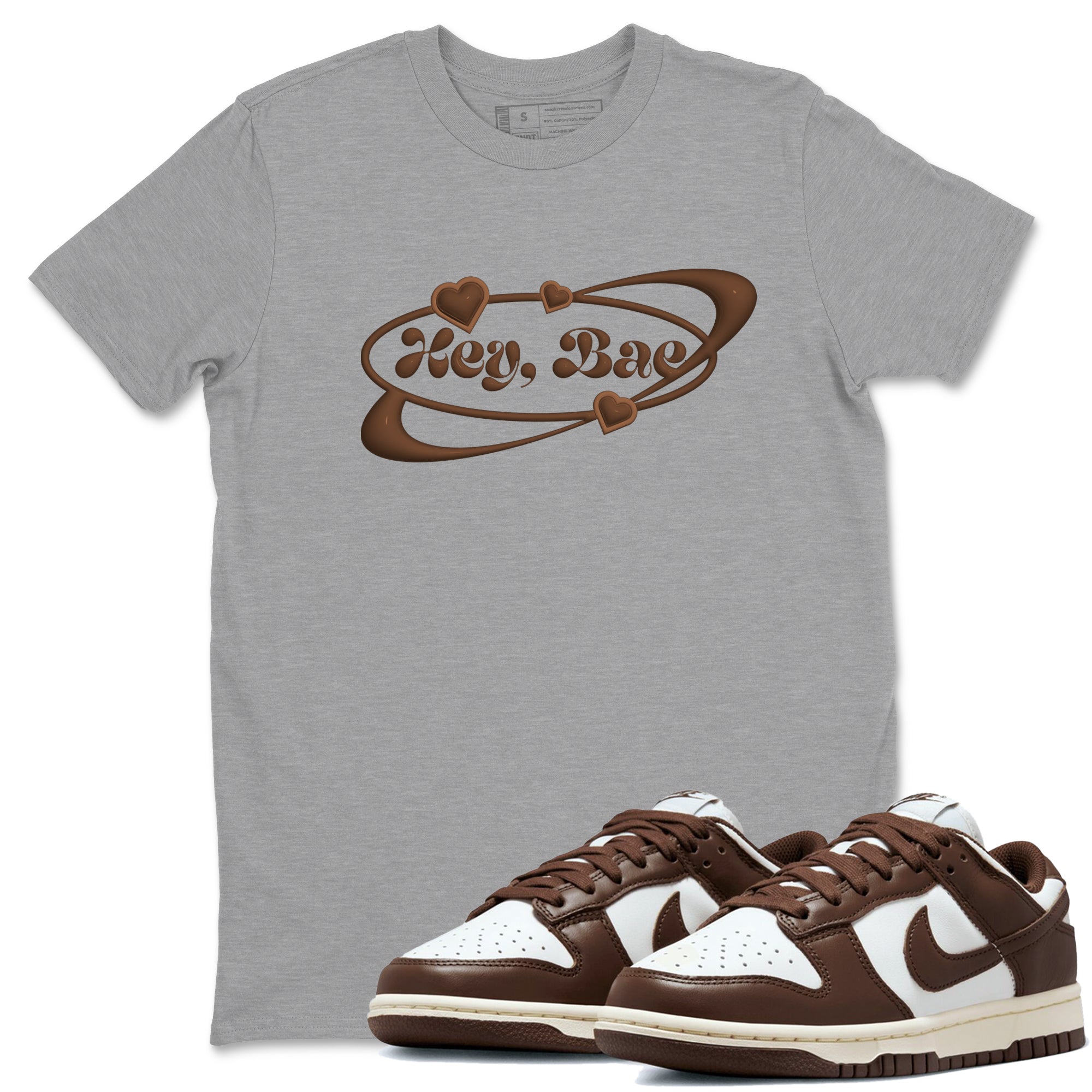 Hey Bae snkmatch Tee - Dunk Cacao Wow