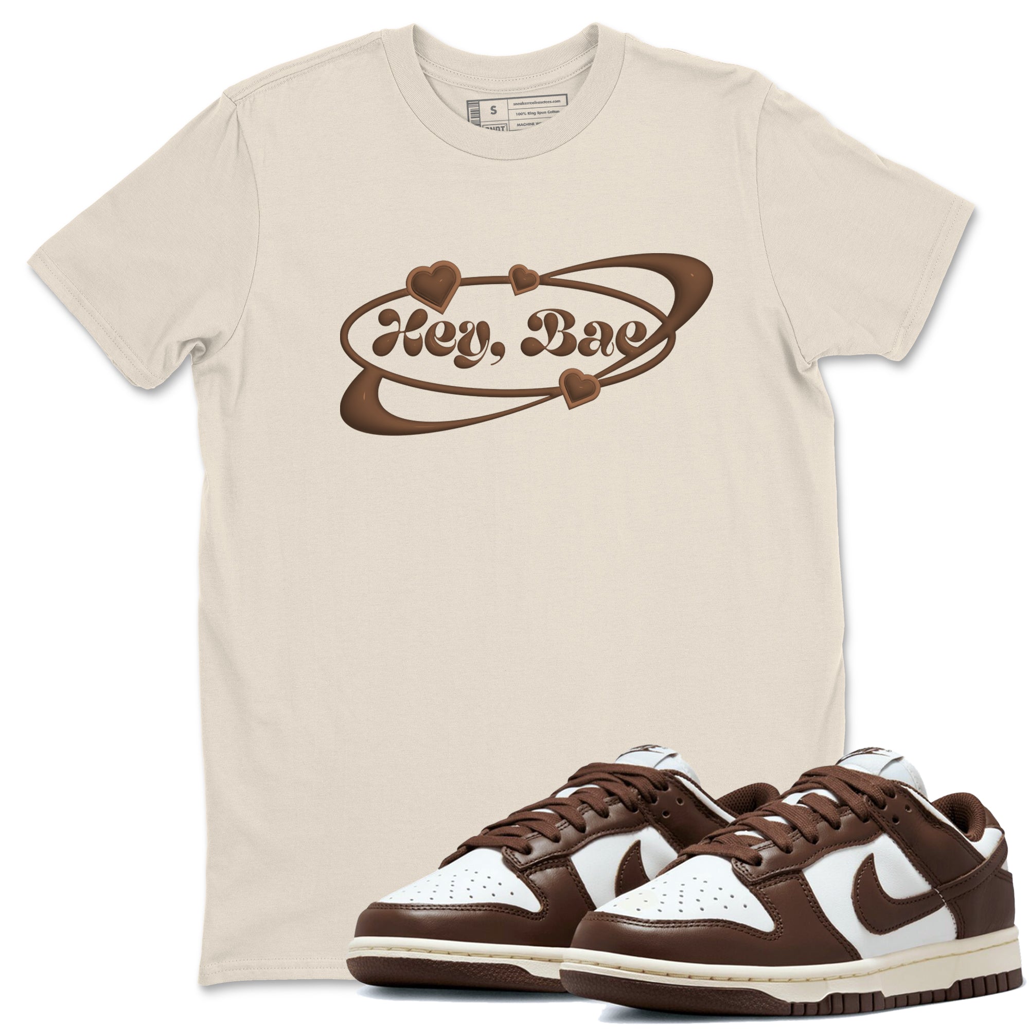 Hey Bae snkmatch Tee - Dunk Cacao Wow