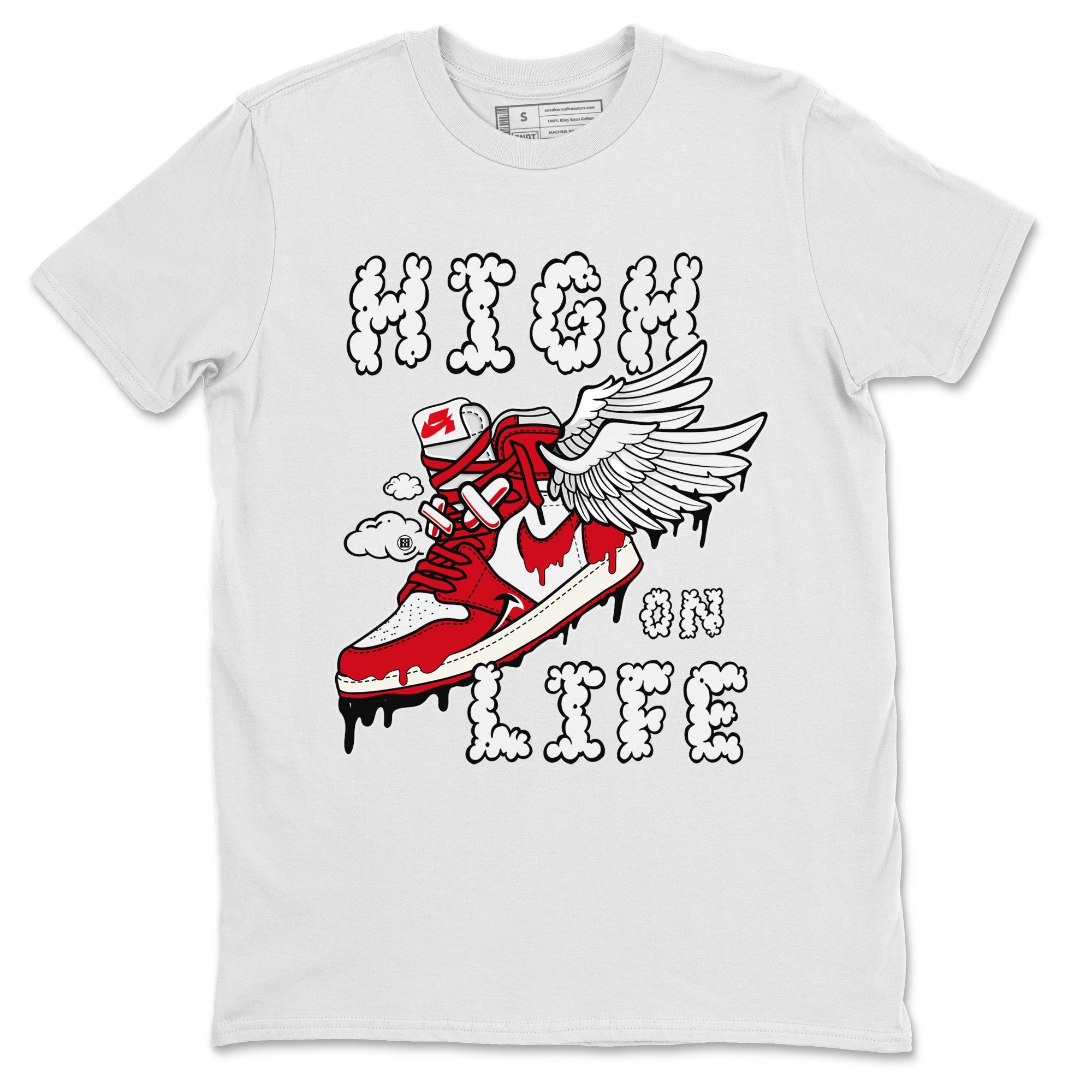 High On Life Unisex Tops - Air Jordan 1 Newstalgia