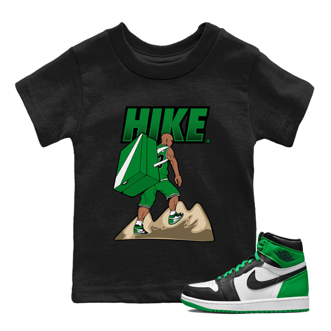 Hike Kids Tops - Air Jordan 1 Celtics