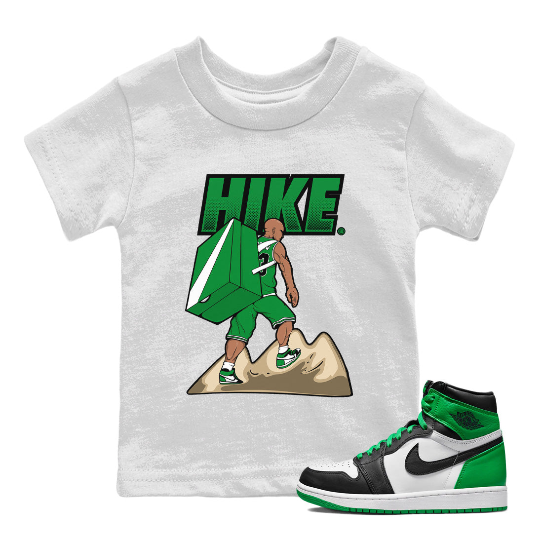 Hike Kids Tops - Air Jordan 1 Celtics