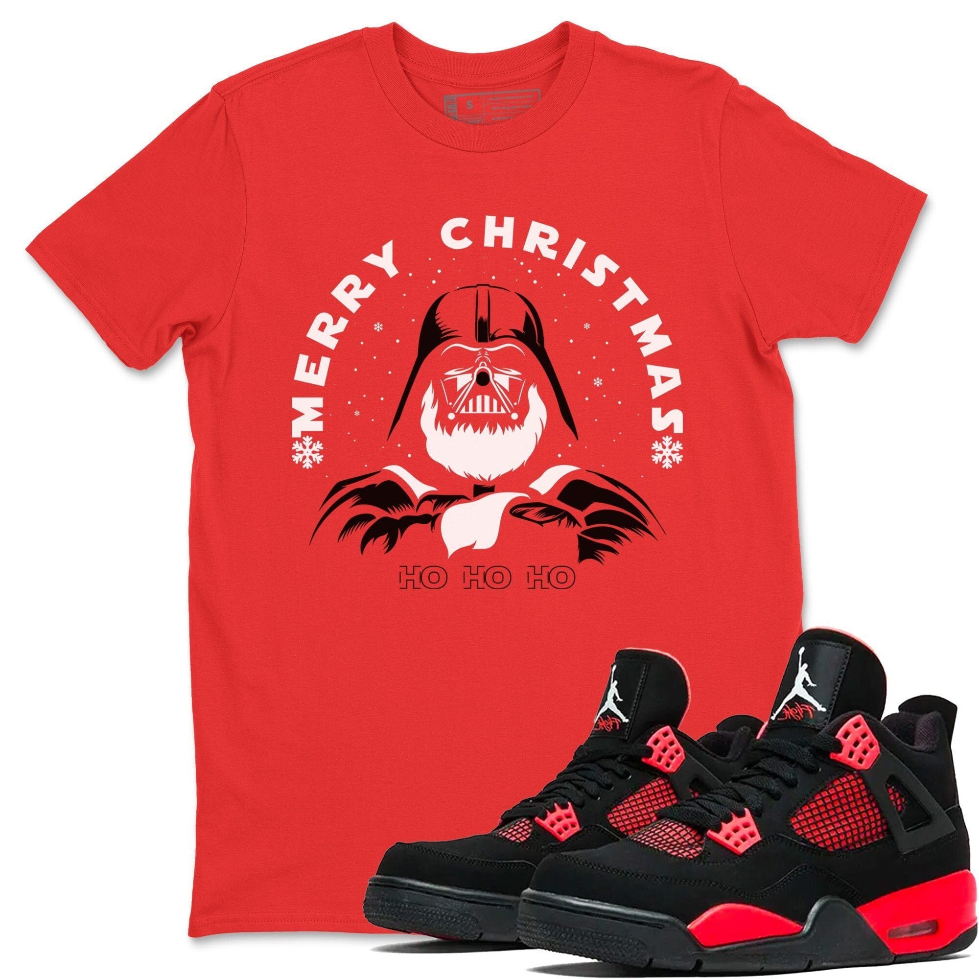 Ho Ho Ho Unisex Tops - Air Jordan 4 Red Thunder