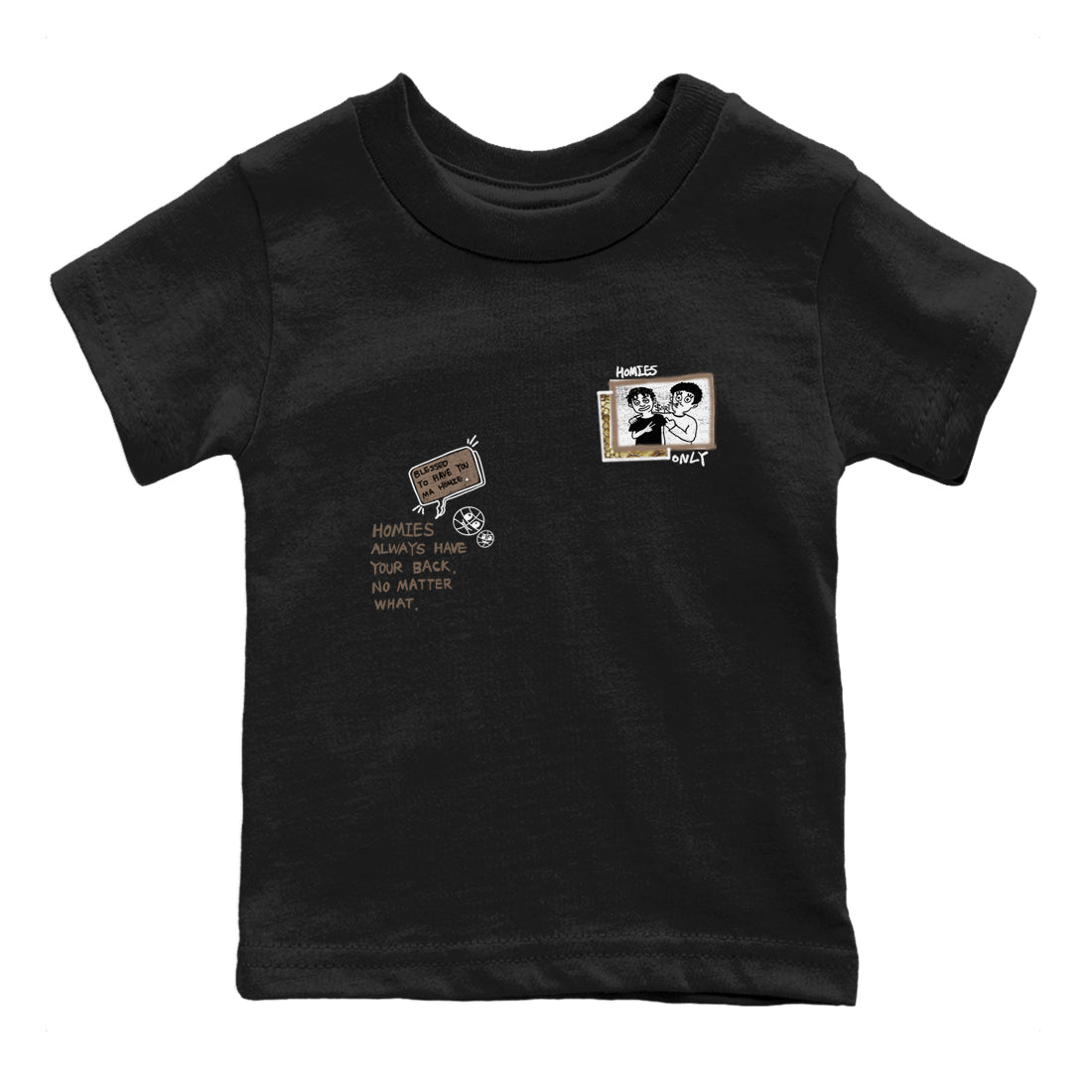 Homies Only snkmatch Tees Kids - Air Force 1 Ivory Snake