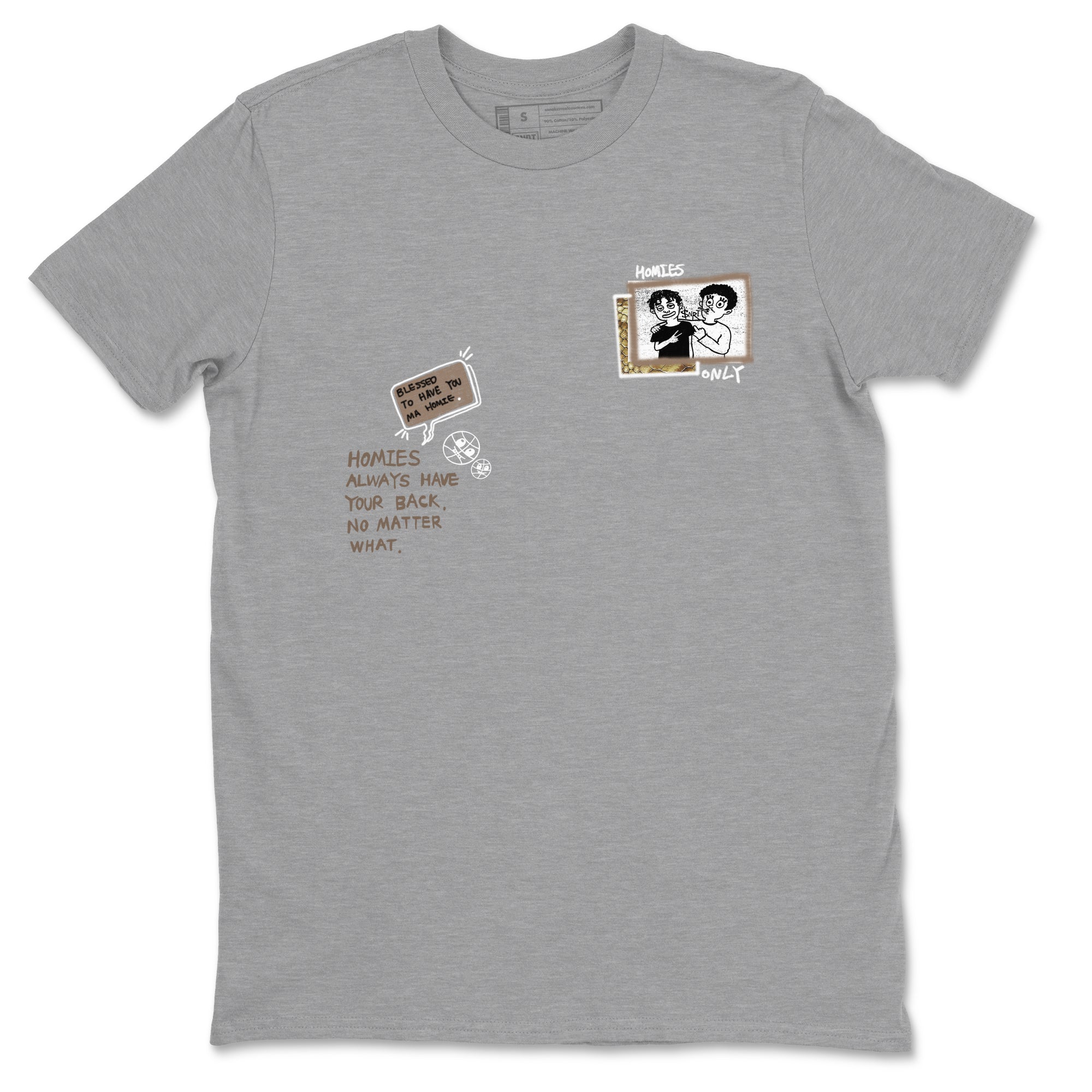 Homies Only snkmatch Tees - Air Force 1 Ivory Snake