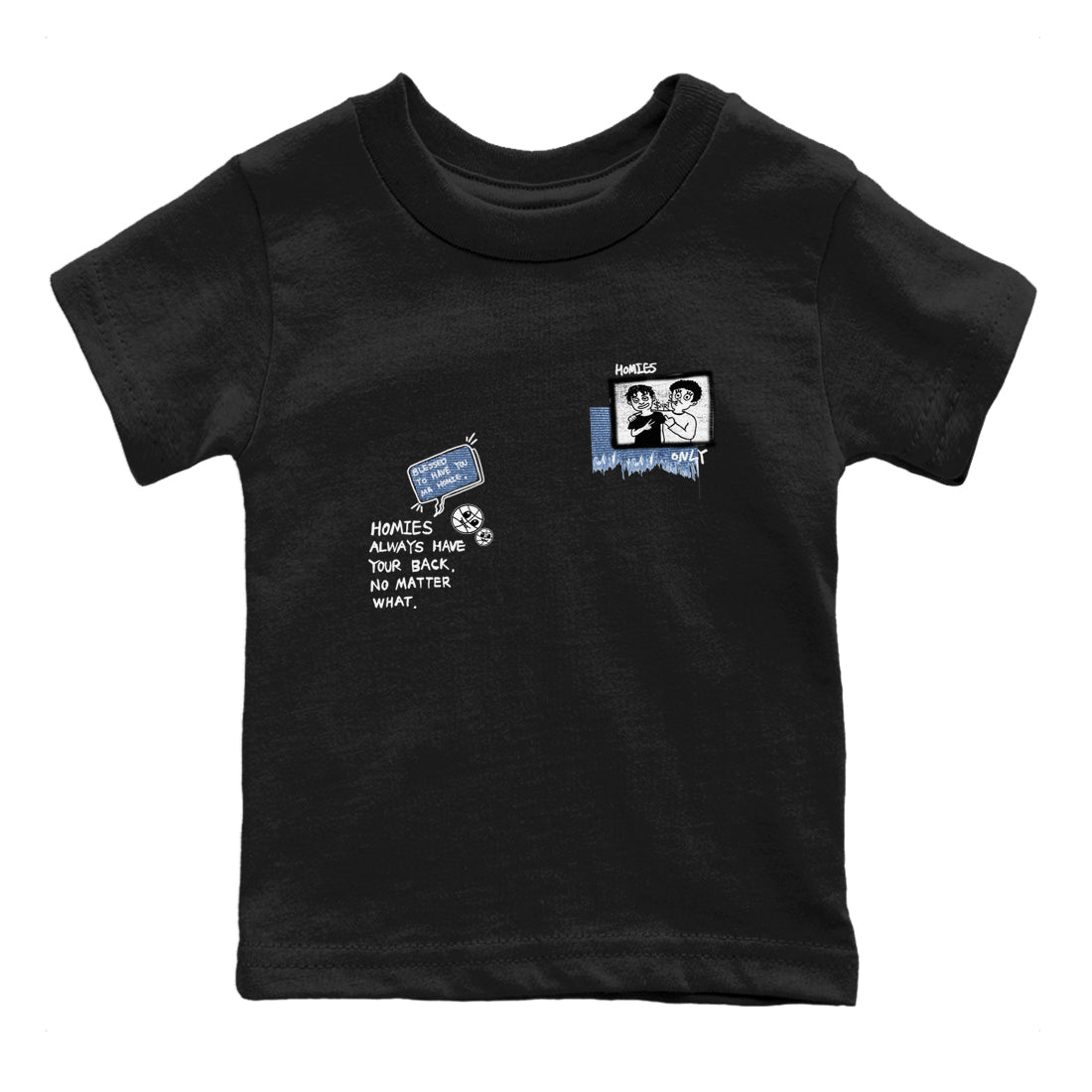 Homies Only snkmatch Tees Kids - Air Jordan 1 Denim 2024