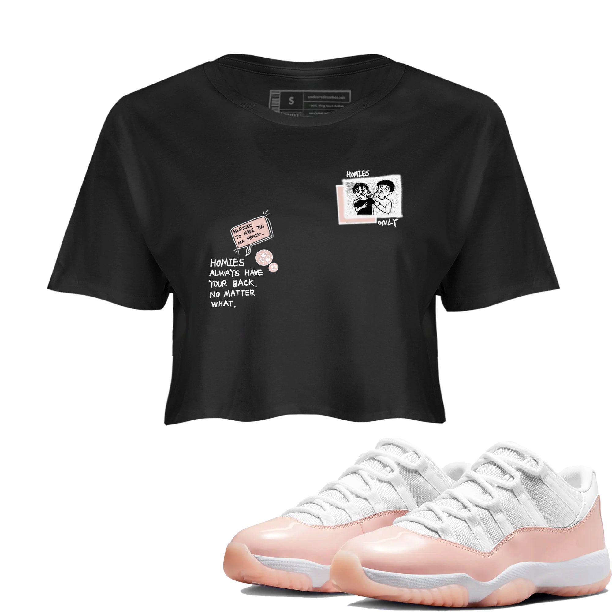 Homies Only snkmatch Women's Top - Air Jordan 11 Legend Pink