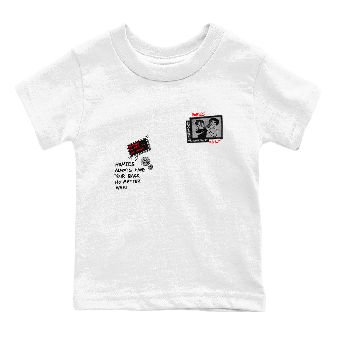 Homies Only snkmatch Tees Kids - Air Jordan 3 Black Cement