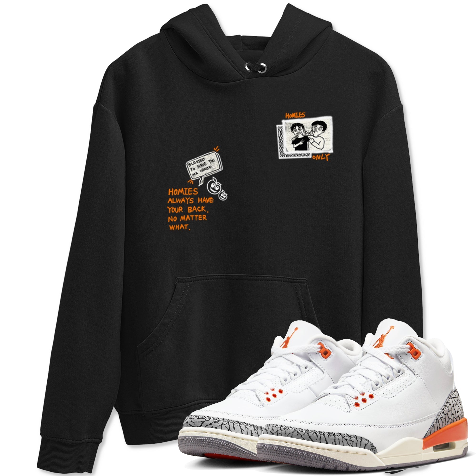 Homies Only snkmatch Tees - Air Jordan 3 Georgia Peach