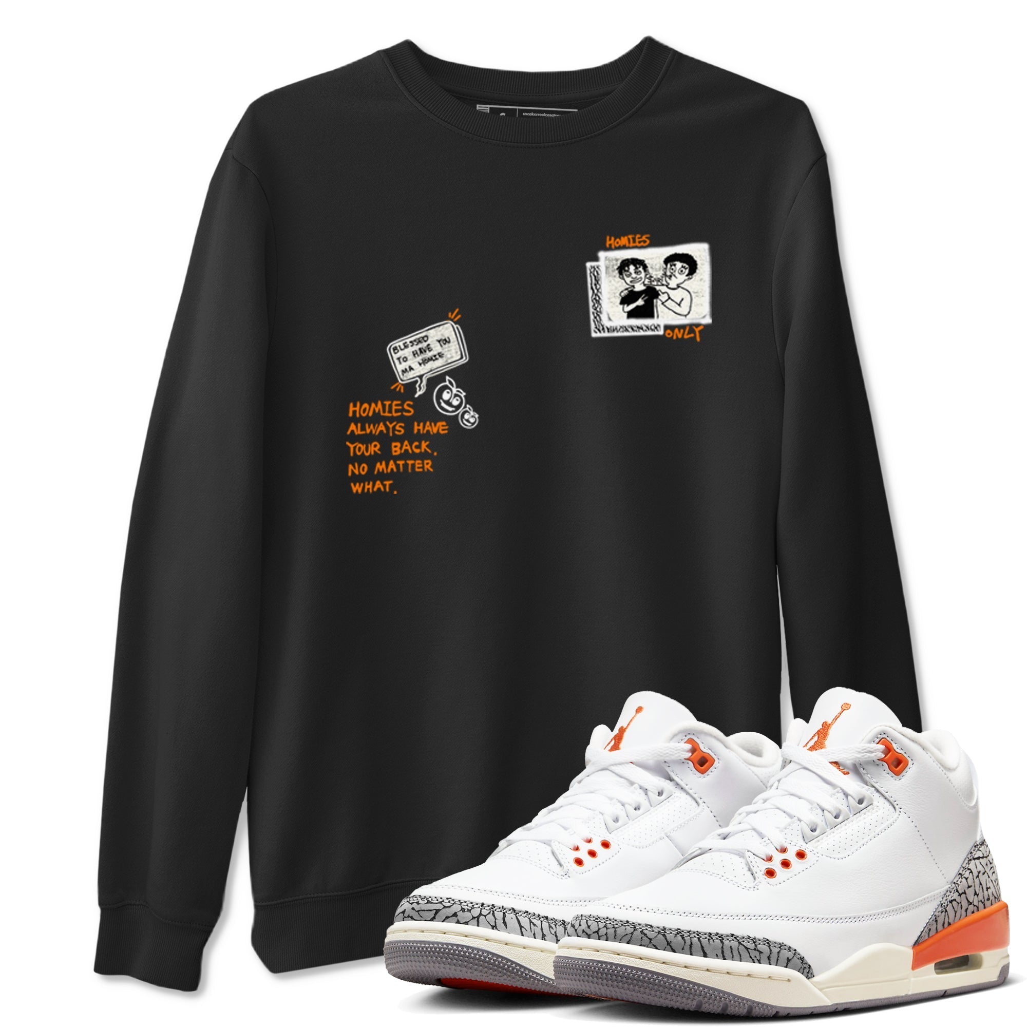 Homies Only snkmatch Tees - Air Jordan 3 Georgia Peach