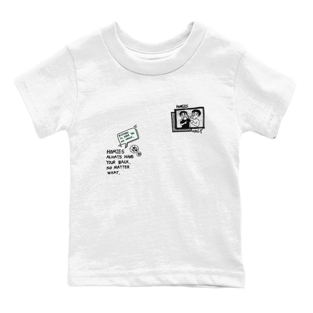 Homies Only snkmatch Tees Kids - Air Jordan 3 Green Glow