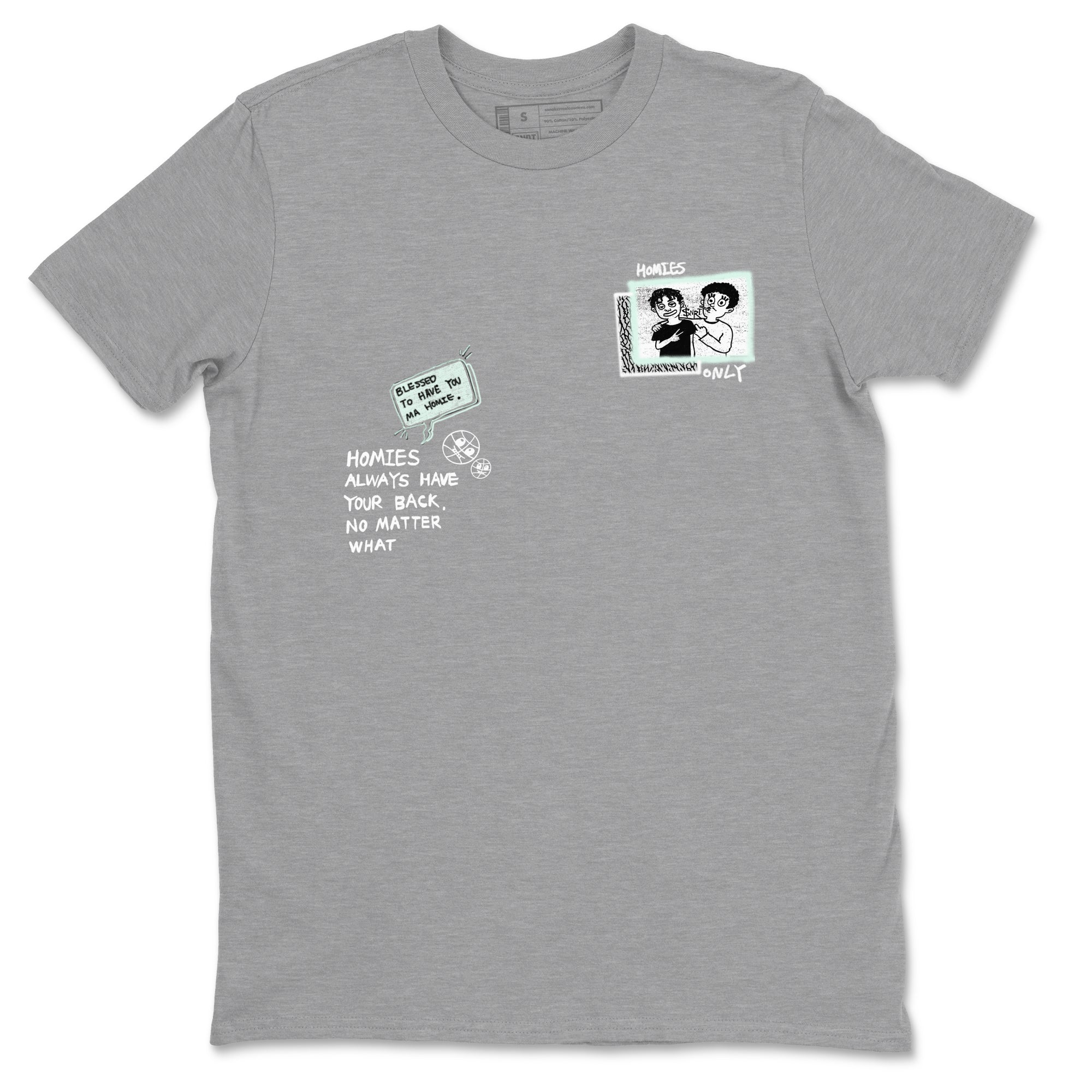 Homies Only snkmatch Tees - Air Jordan 3 Green Glow