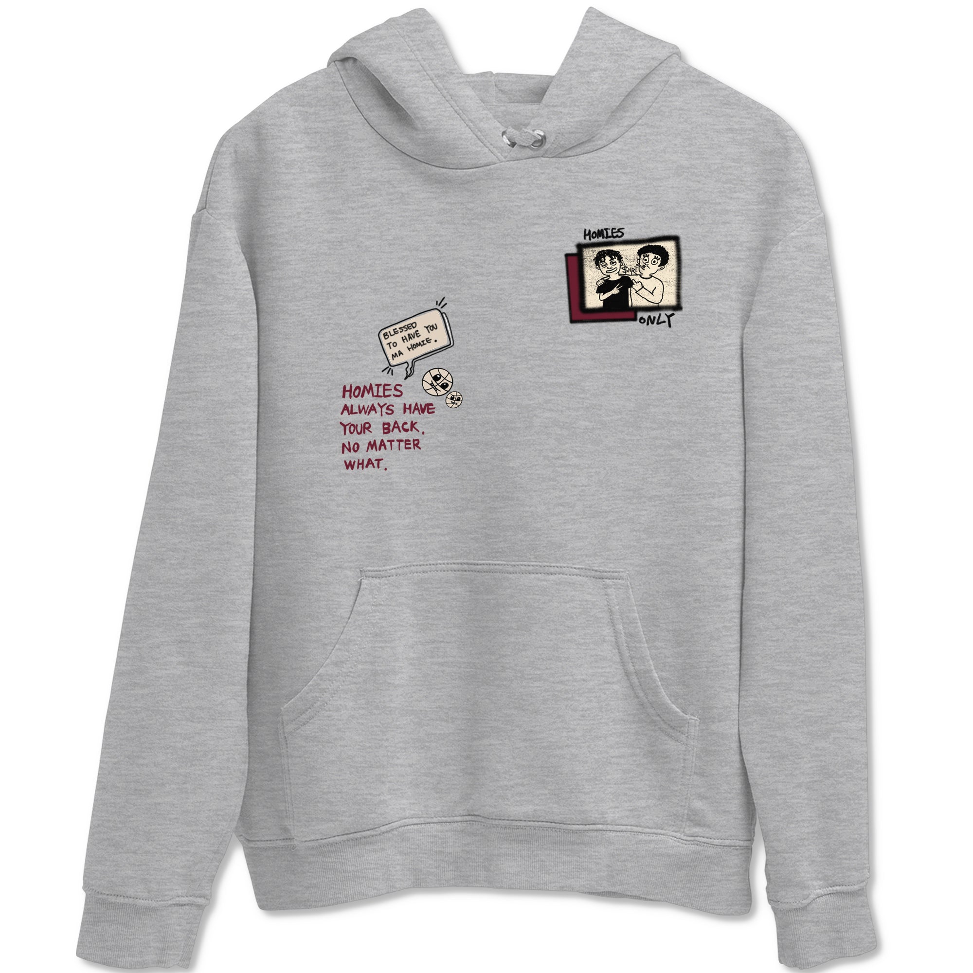 Homies Only snkmatch Tees - Air Jordan 4 A Ma Maniere x Fossil Stone