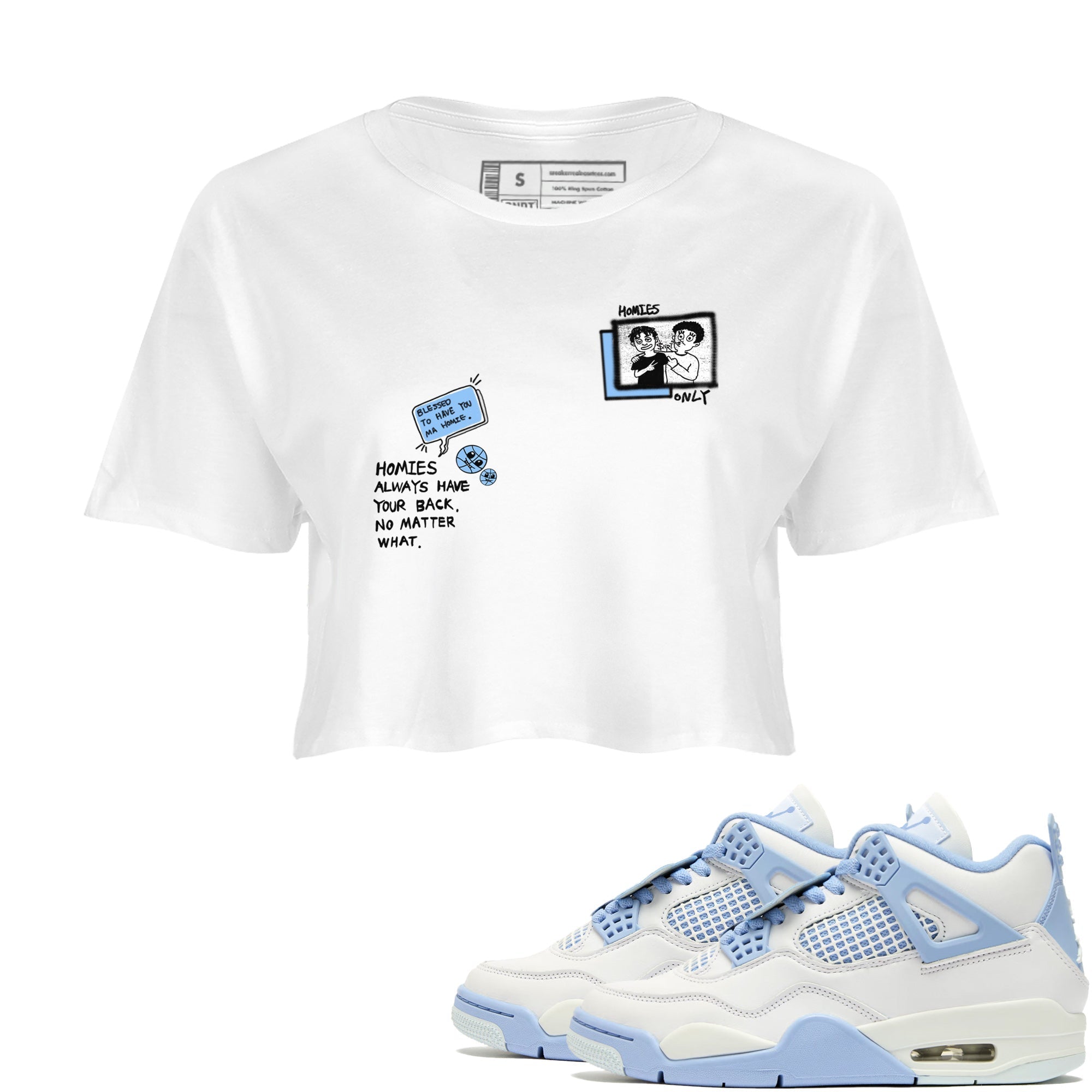 Homies Only snkmatch Women's Top - Air Jordan 4 Aluminum