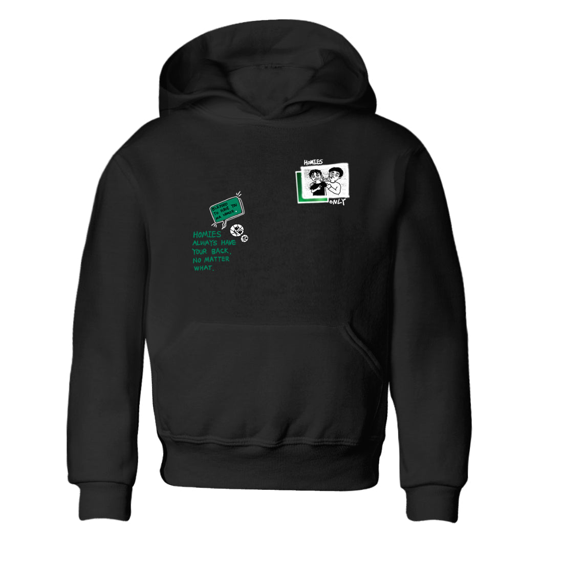 Homies Only snkmatch Tees Kids - Air Jordan 4 Oxidized Green