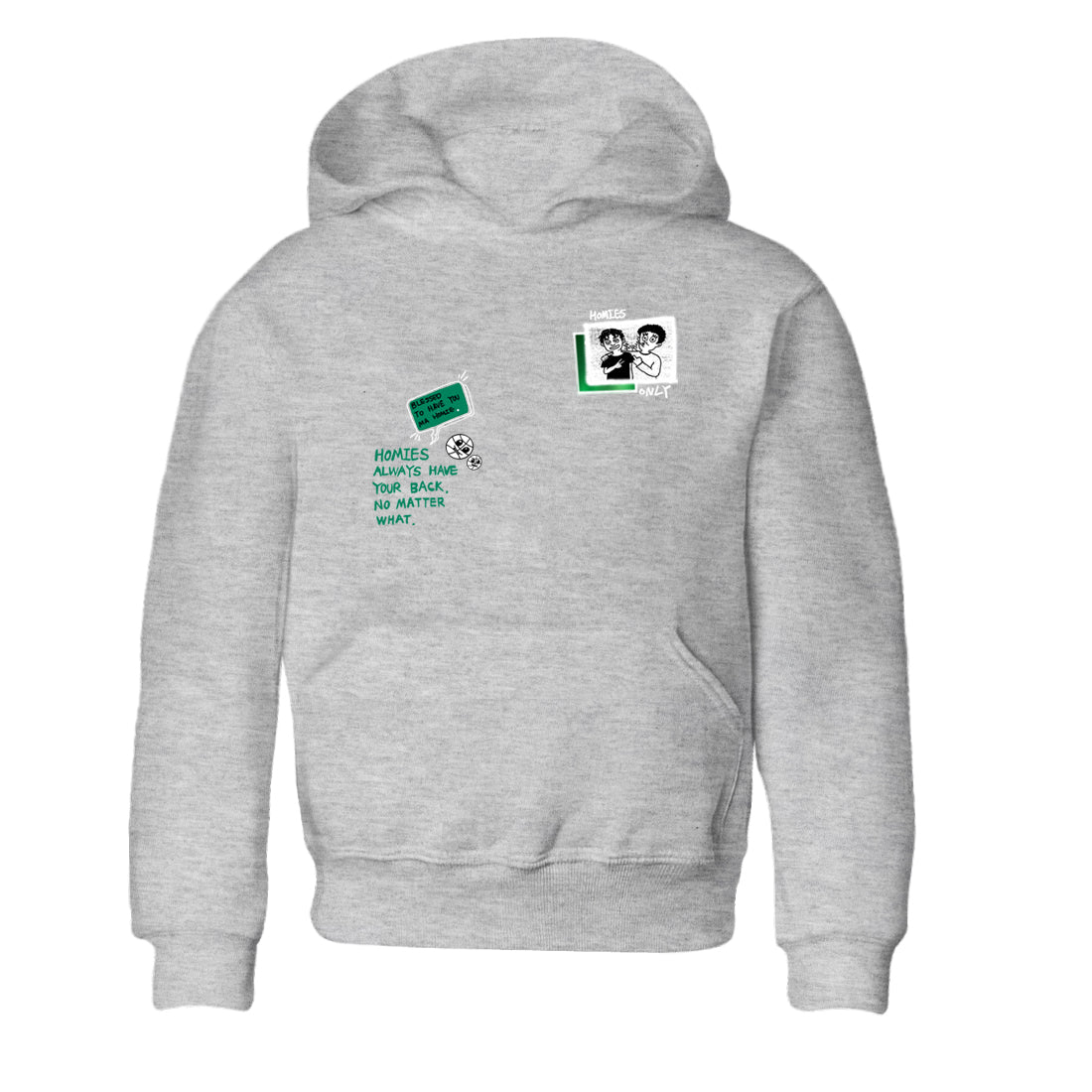 Homies Only snkmatch Tees Kids - Air Jordan 4 Oxidized Green
