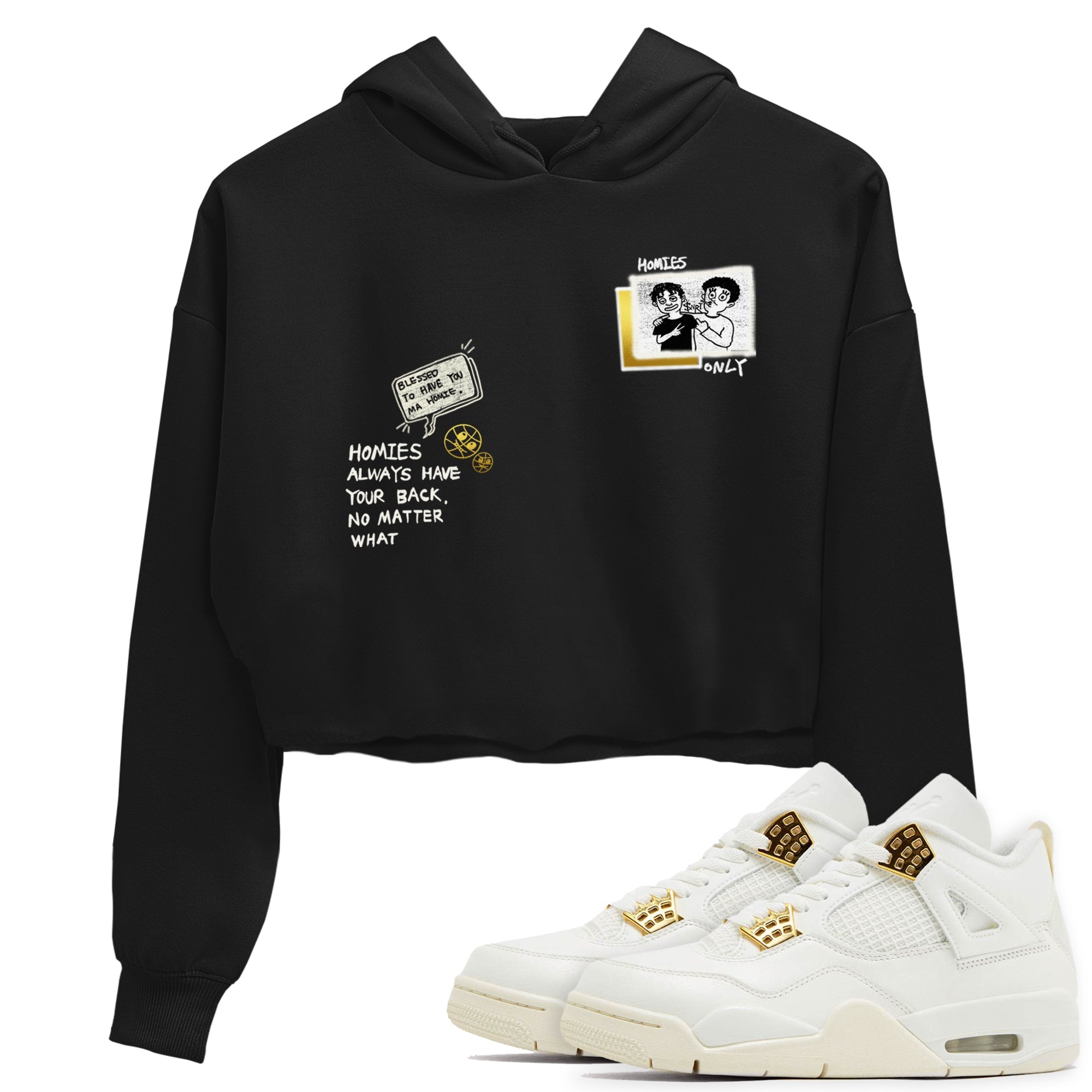 Homies Only snkmatch Women's Top - Air Jordan 4 Sail 2024