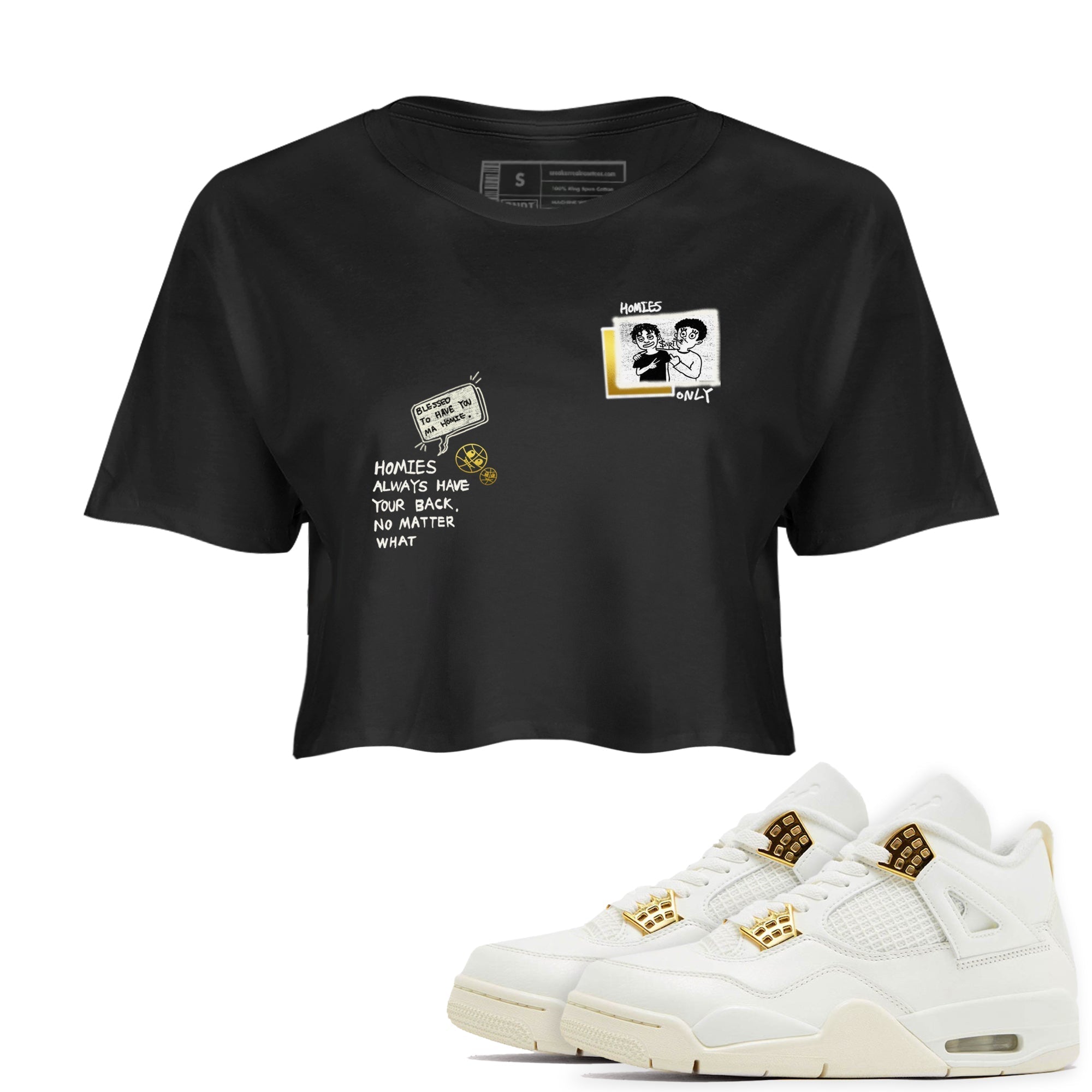 Homies Only snkmatch Women's Top - Air Jordan 4 Sail 2024