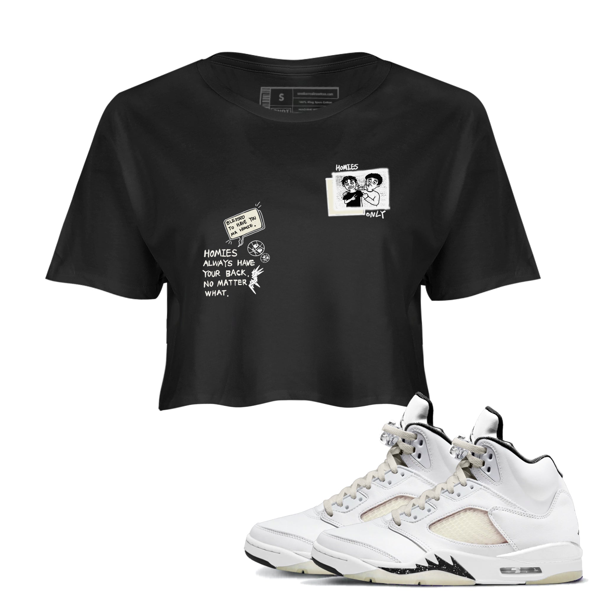 Homies Only snkmatch Women's Top - Air Jordan 5 Sail