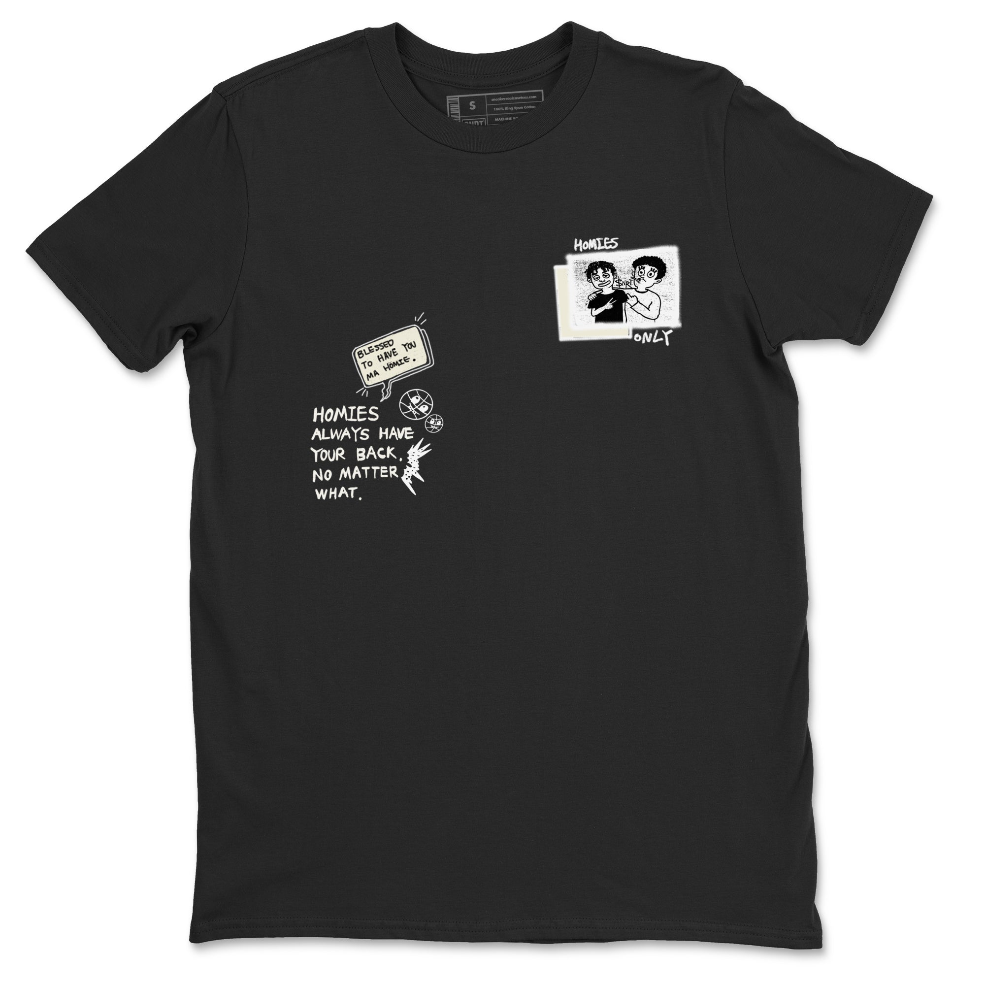 Homies Only snkmatch Tees - Air Jordan 5 Sail