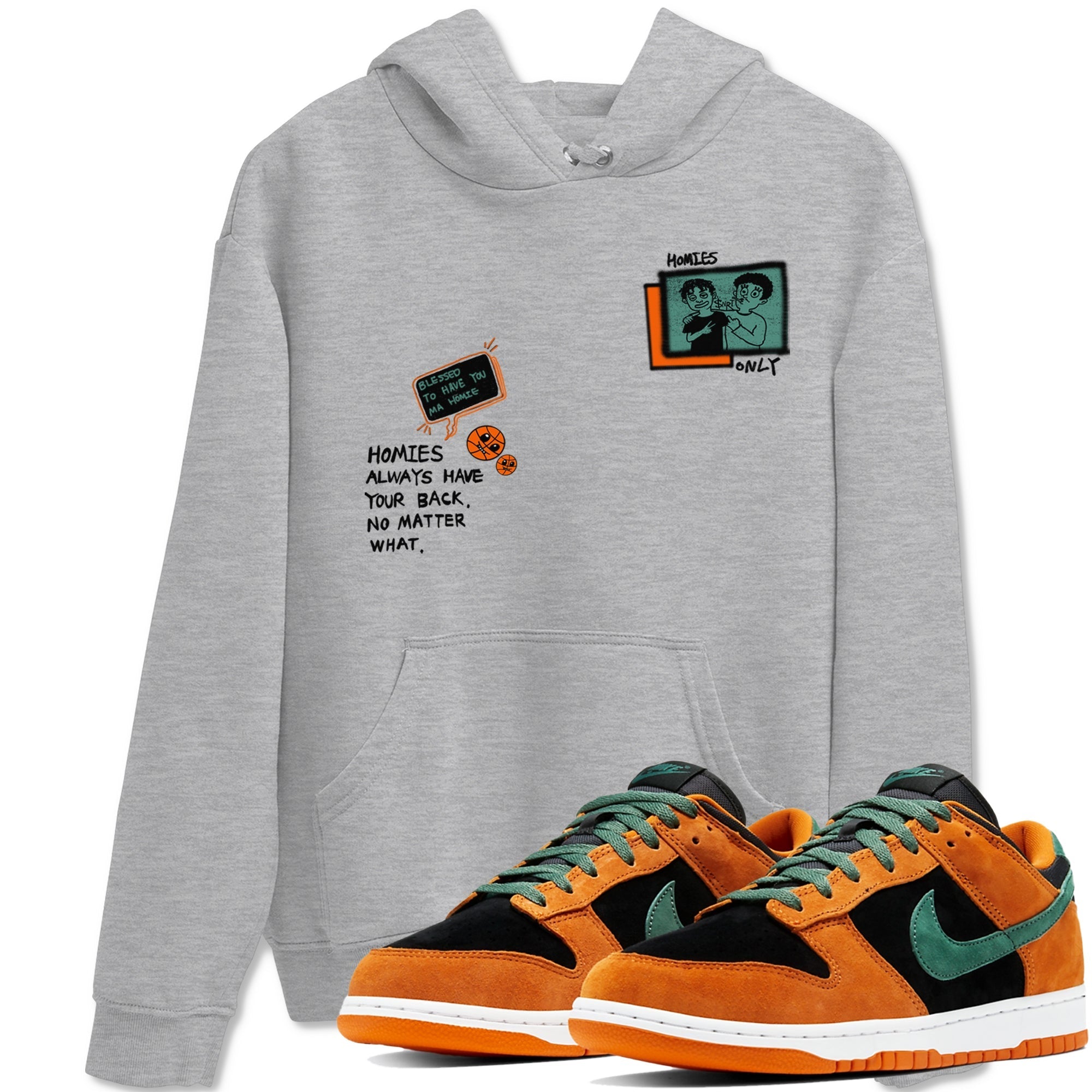 Homies Only snkmatch Tees - Dunk Ceramic
