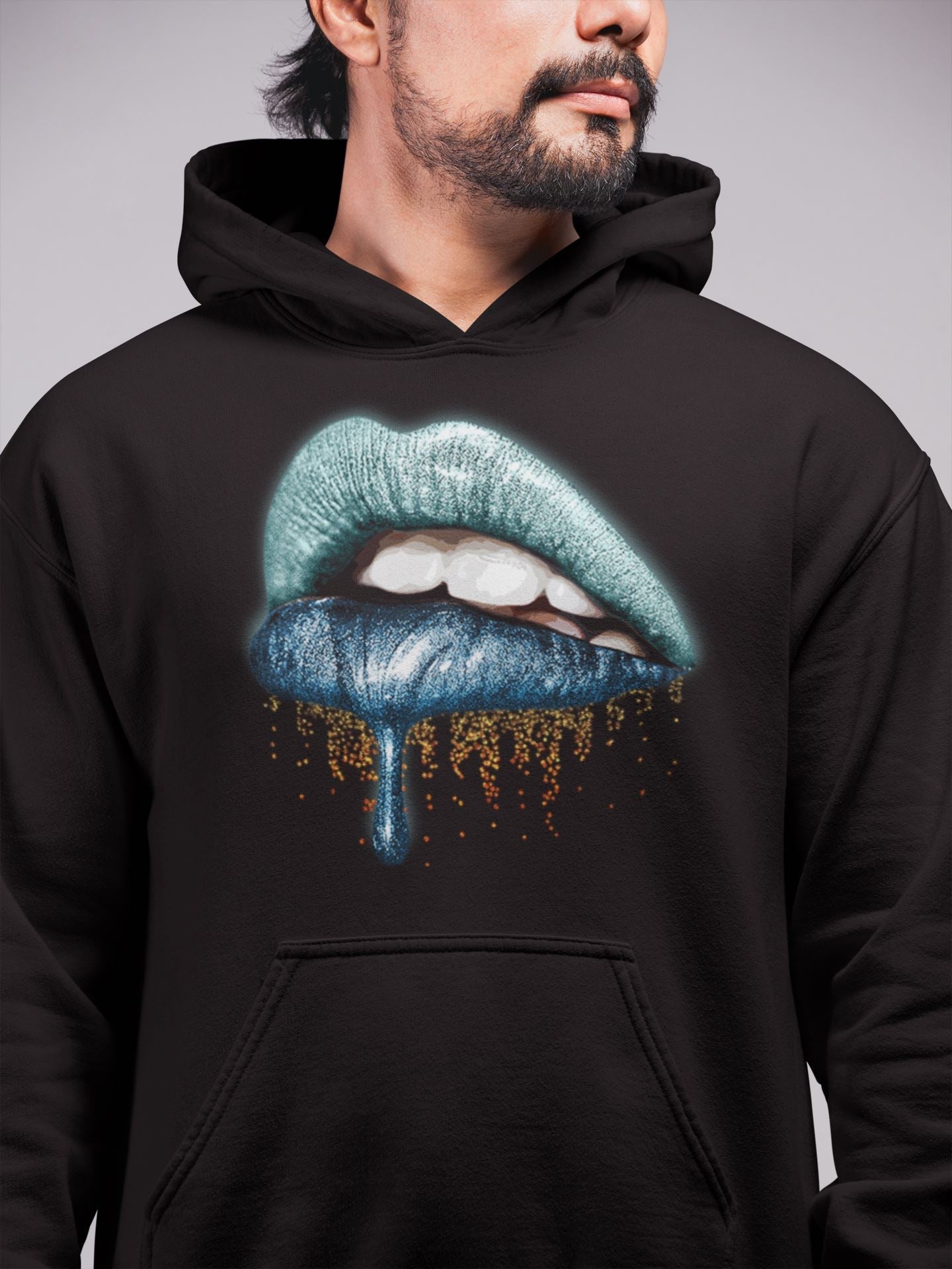 Dripping Lips Unisex Tops - Yeezy 700 Faded Azure
