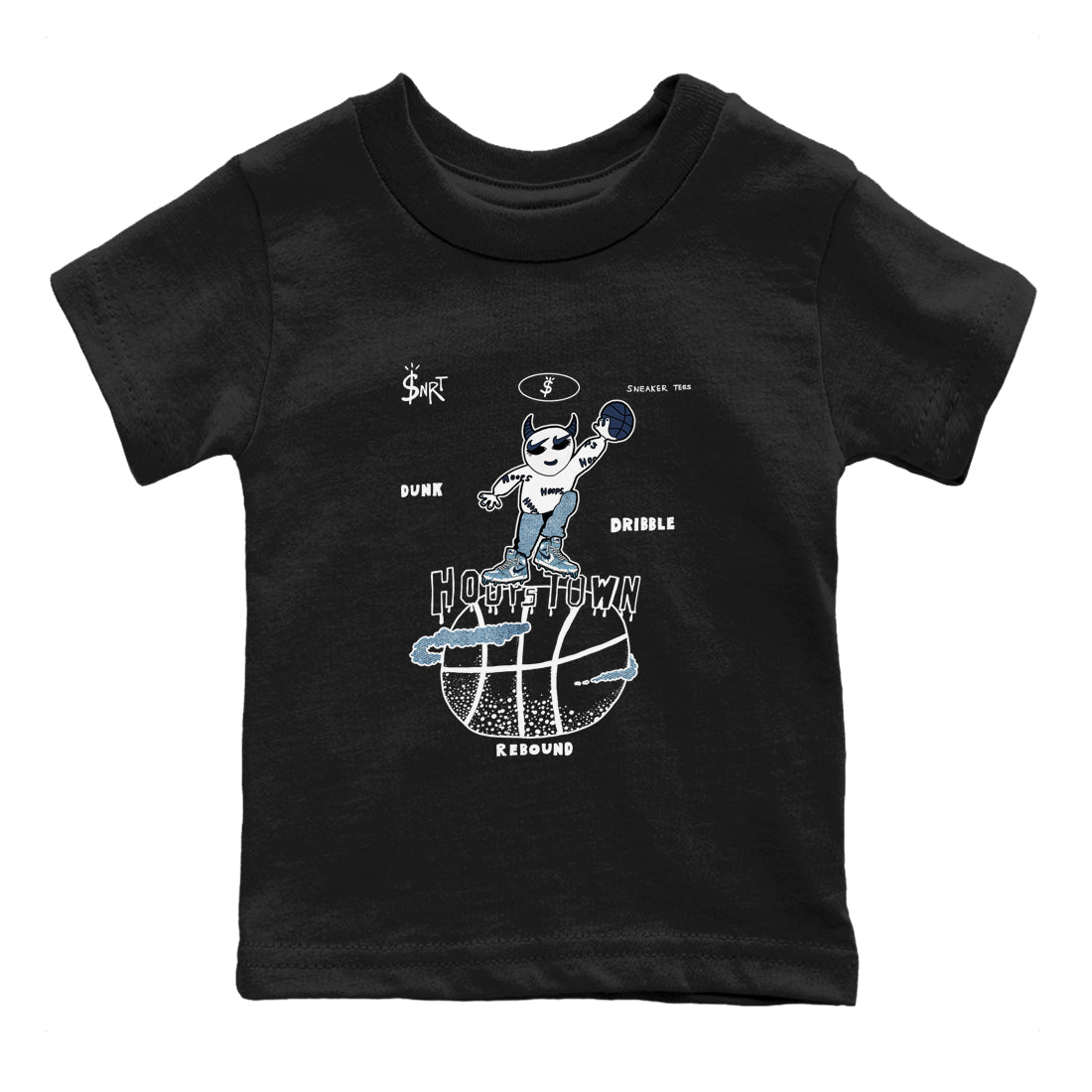 Hoops Town snkmatch Tees Kids - Air Jordan 1 Denim