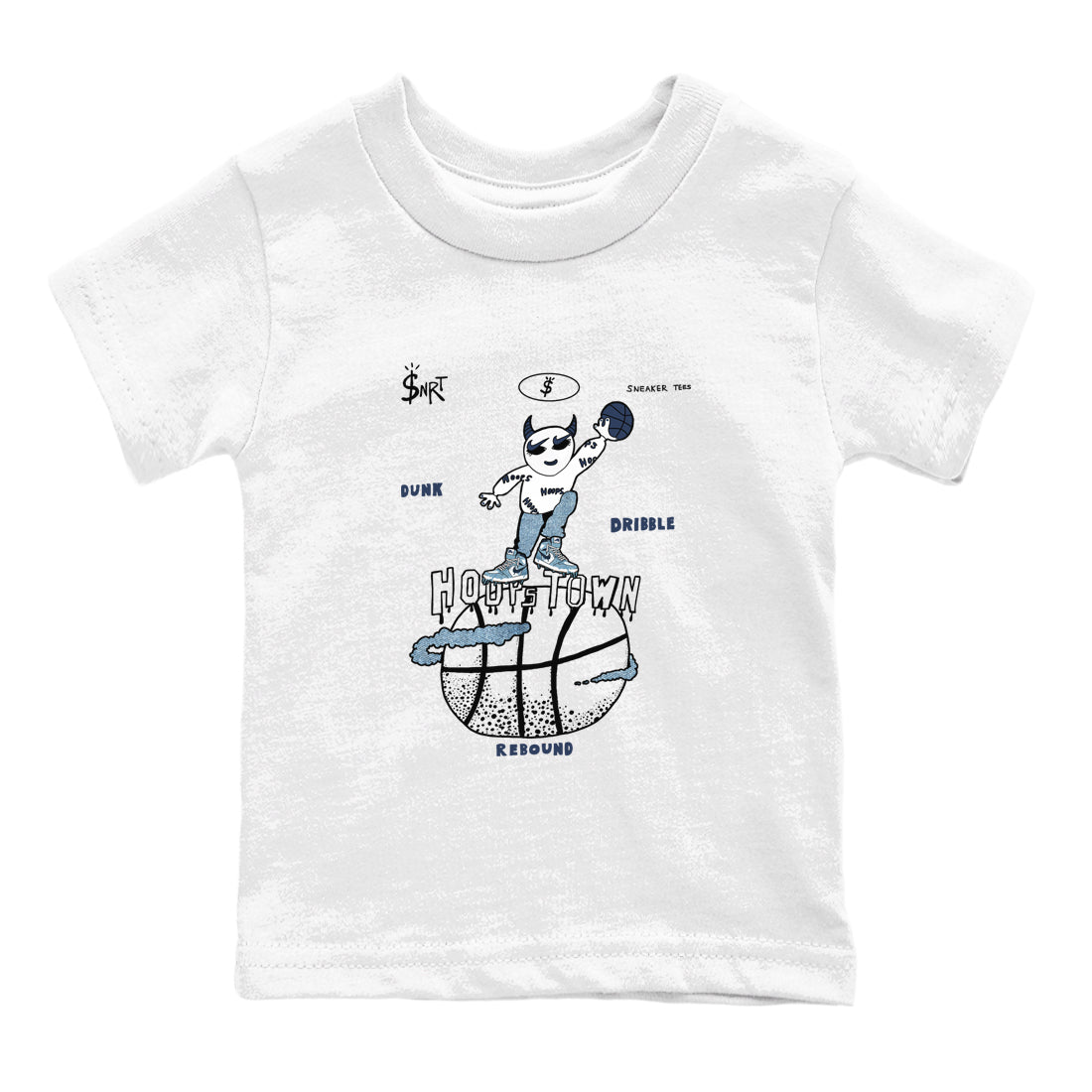 Hoops Town snkmatch Tees Kids - Air Jordan 1 Denim