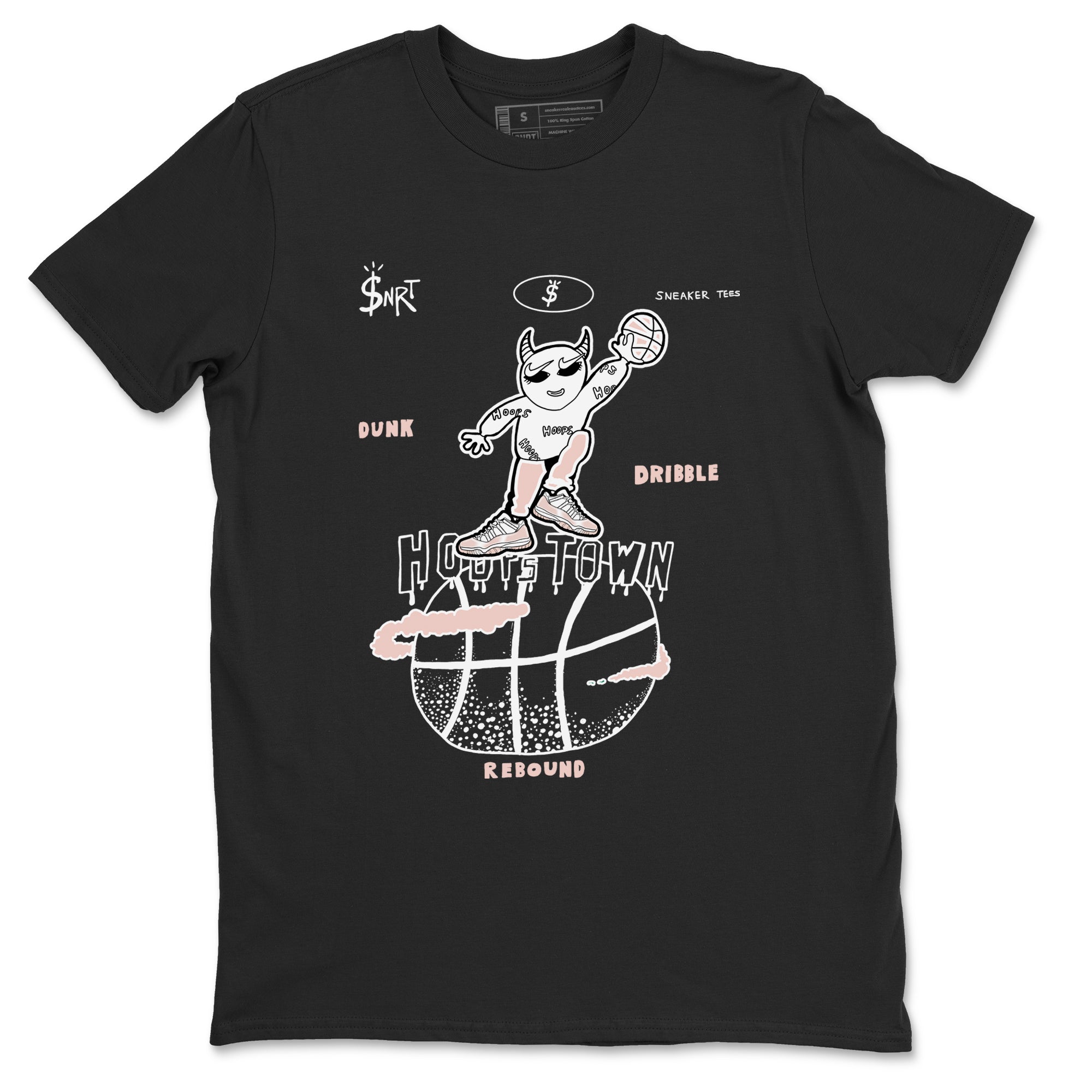 Hoops Town snkmatch Tees - Air Jordan 11 Legend Pink