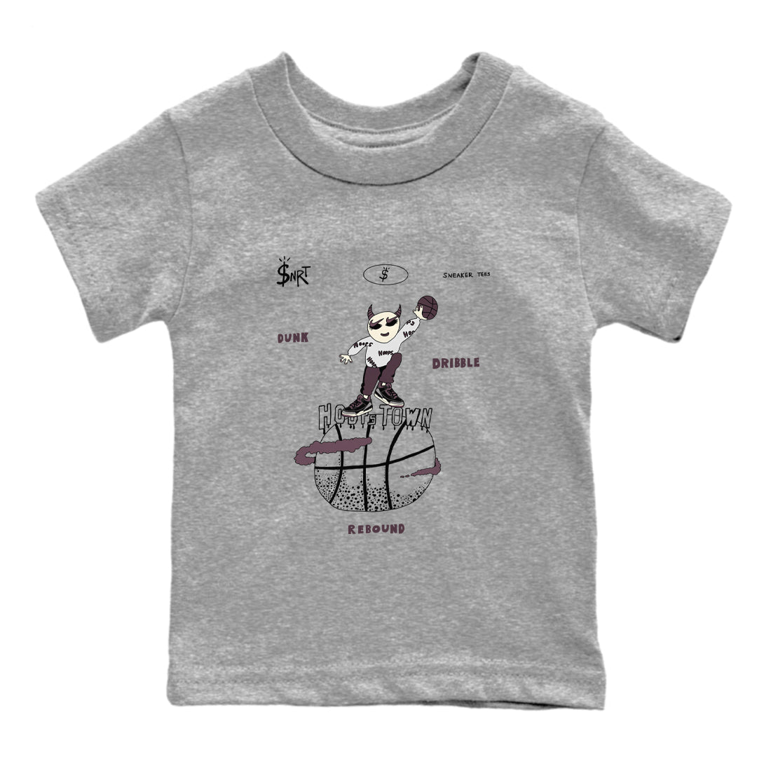 Hoops Town snkmatch Tees Kids - Air Jordan 3 A Ma Maniere x Black
