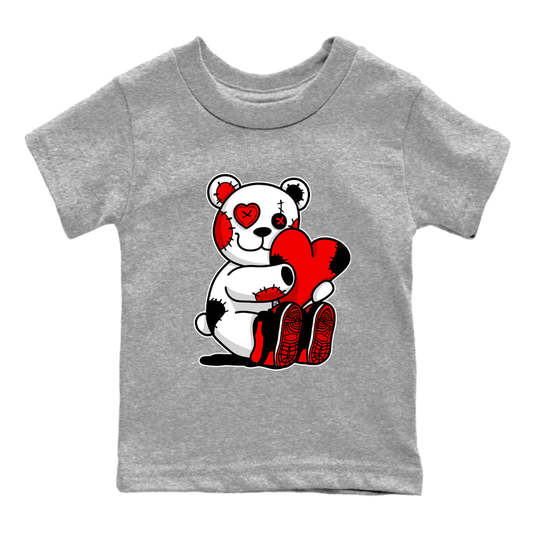 Hugging Bear snkmatch Tees Kids - Air Jordan 1 '85 Bred