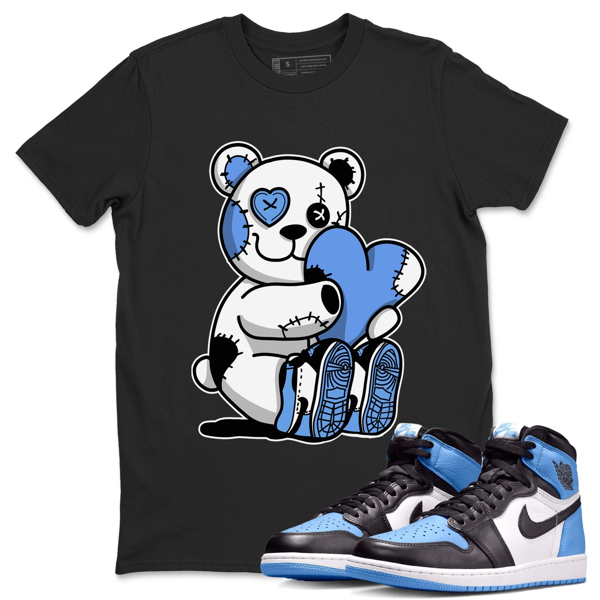 Hugging Bear snkmatch Tee - Air Jordan 1 UNC Toe