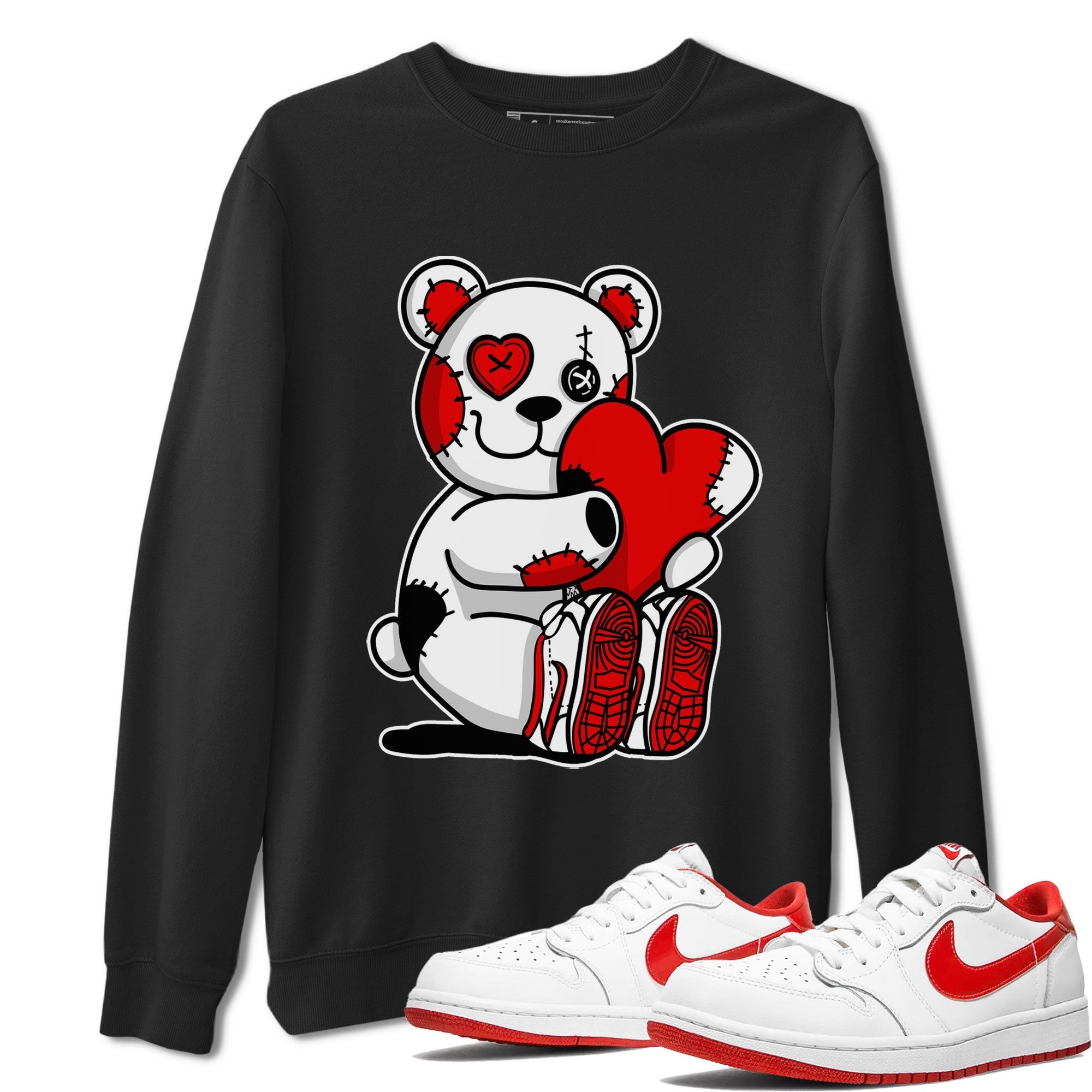 Hugging Bear snkmatch Tee - Air Jordan 1 University Red