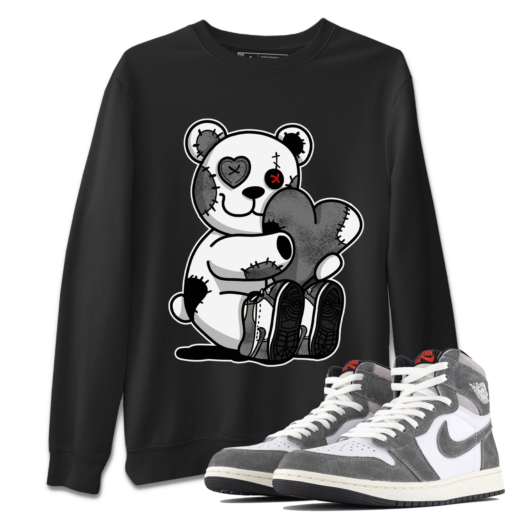 Hugging Bear Unisex Tops - Air Jordan 1 Washed Heritage