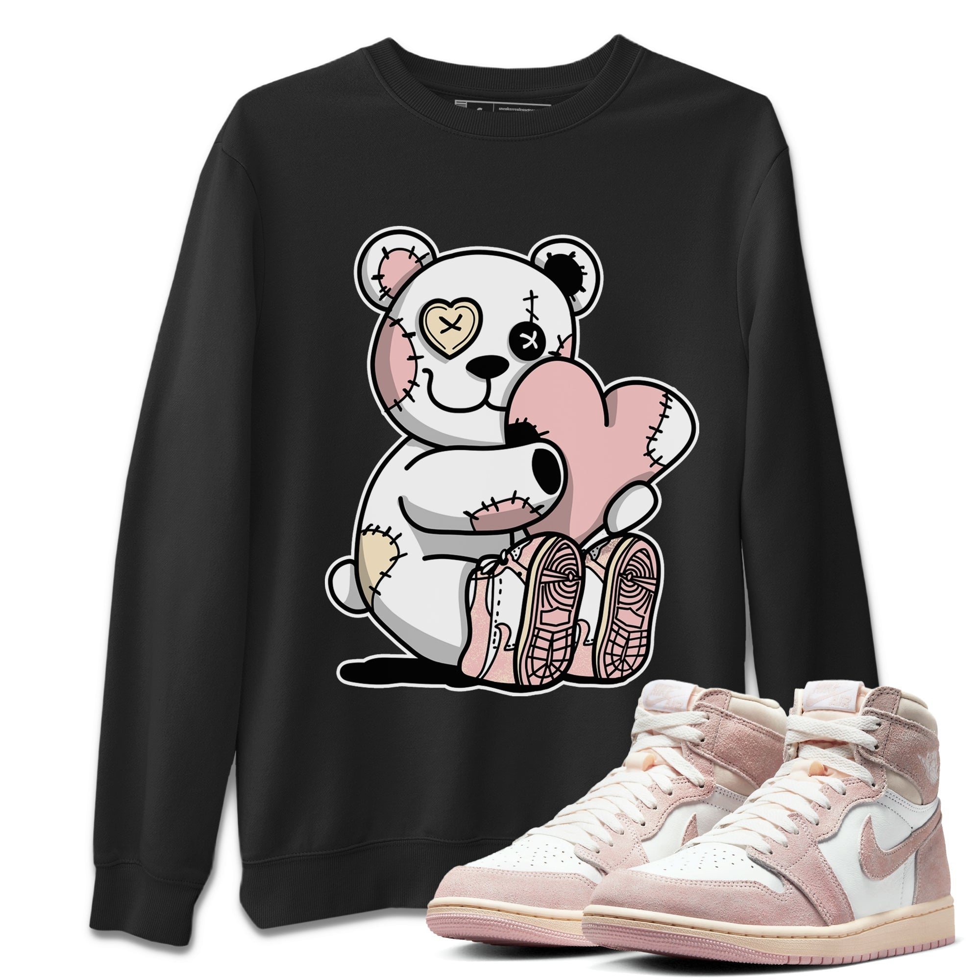 Hugging Bear Unisex Tops - Air Jordan 1 Washed Pink