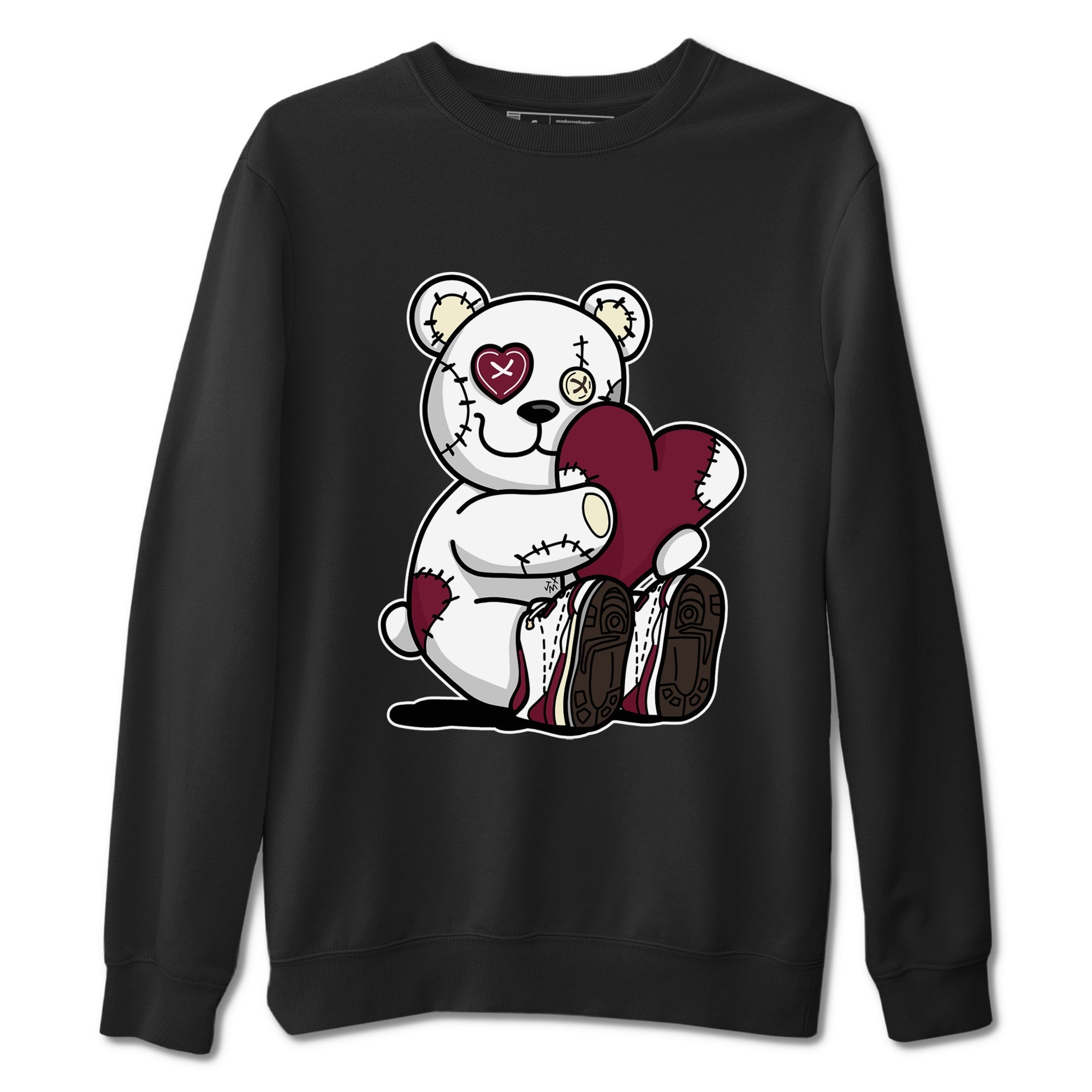 Hugging Bear snkmatch Tees - Air Jordan 3 A Ma Maniere x Burgundy Crush