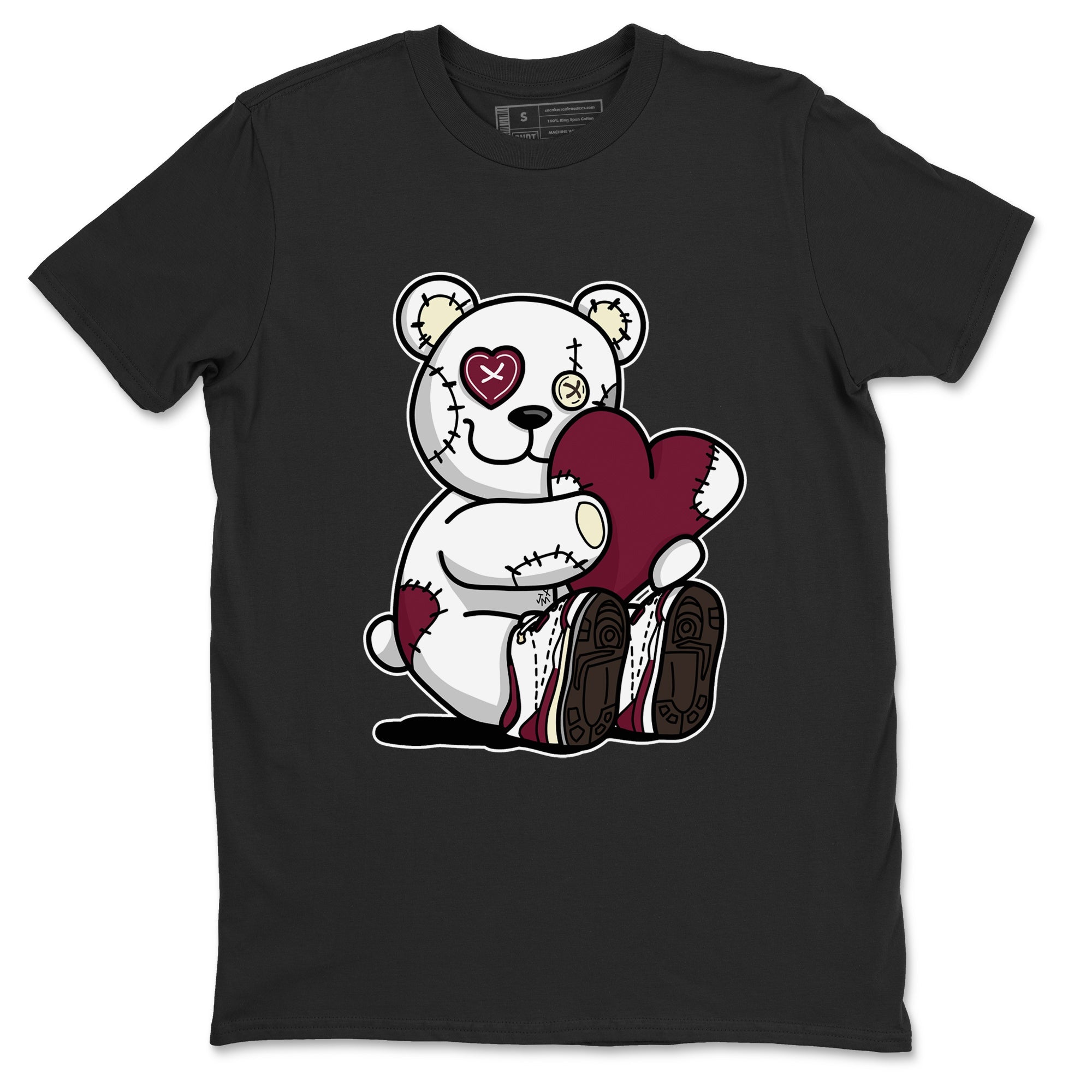 Hugging Bear snkmatch Tees - Air Jordan 3 A Ma Maniere x Burgundy Crush